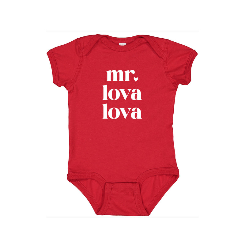 M. Lova Lova Valentine Graphic Onesie