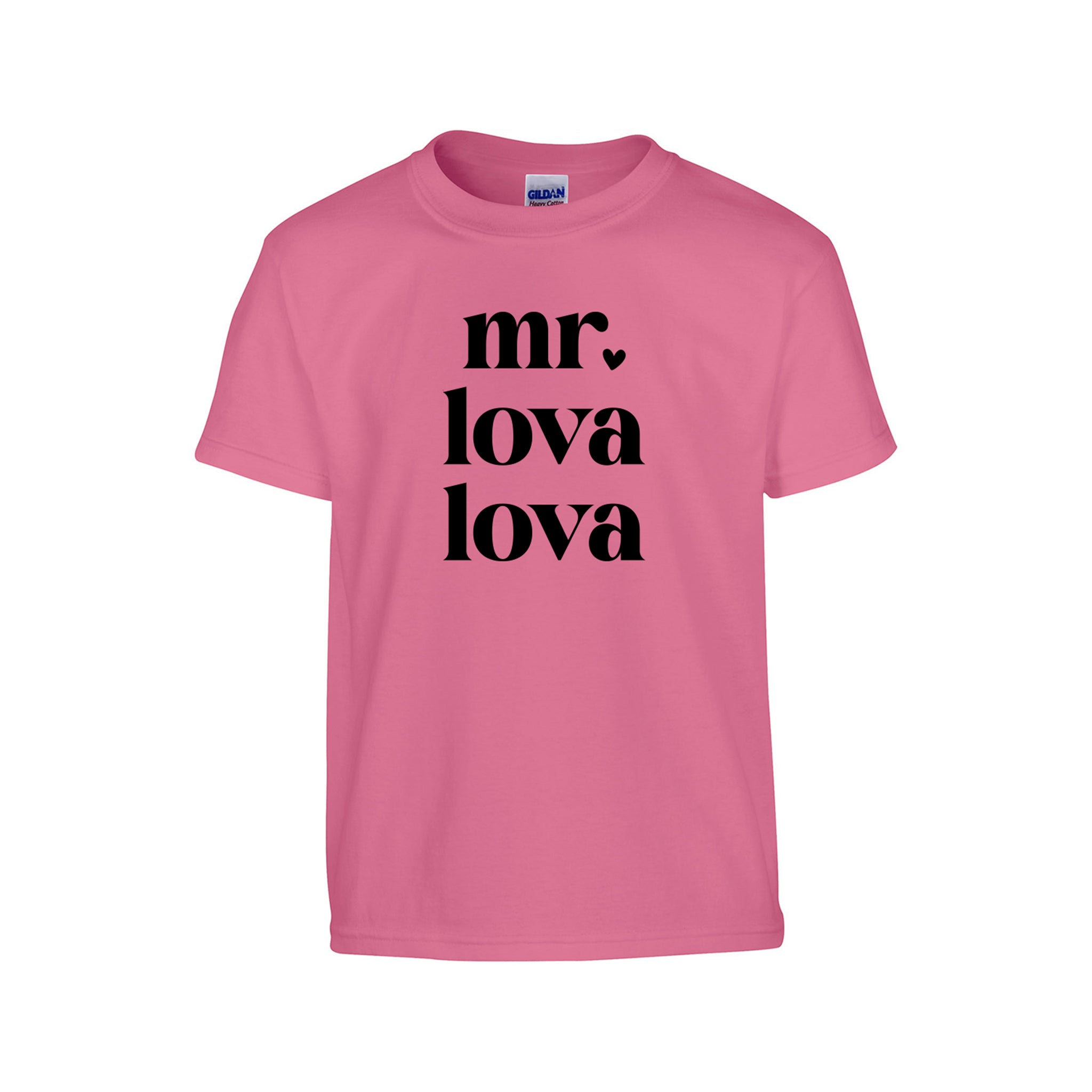 Mr. Lova Lova Graphic Valentine's Kids Shirt