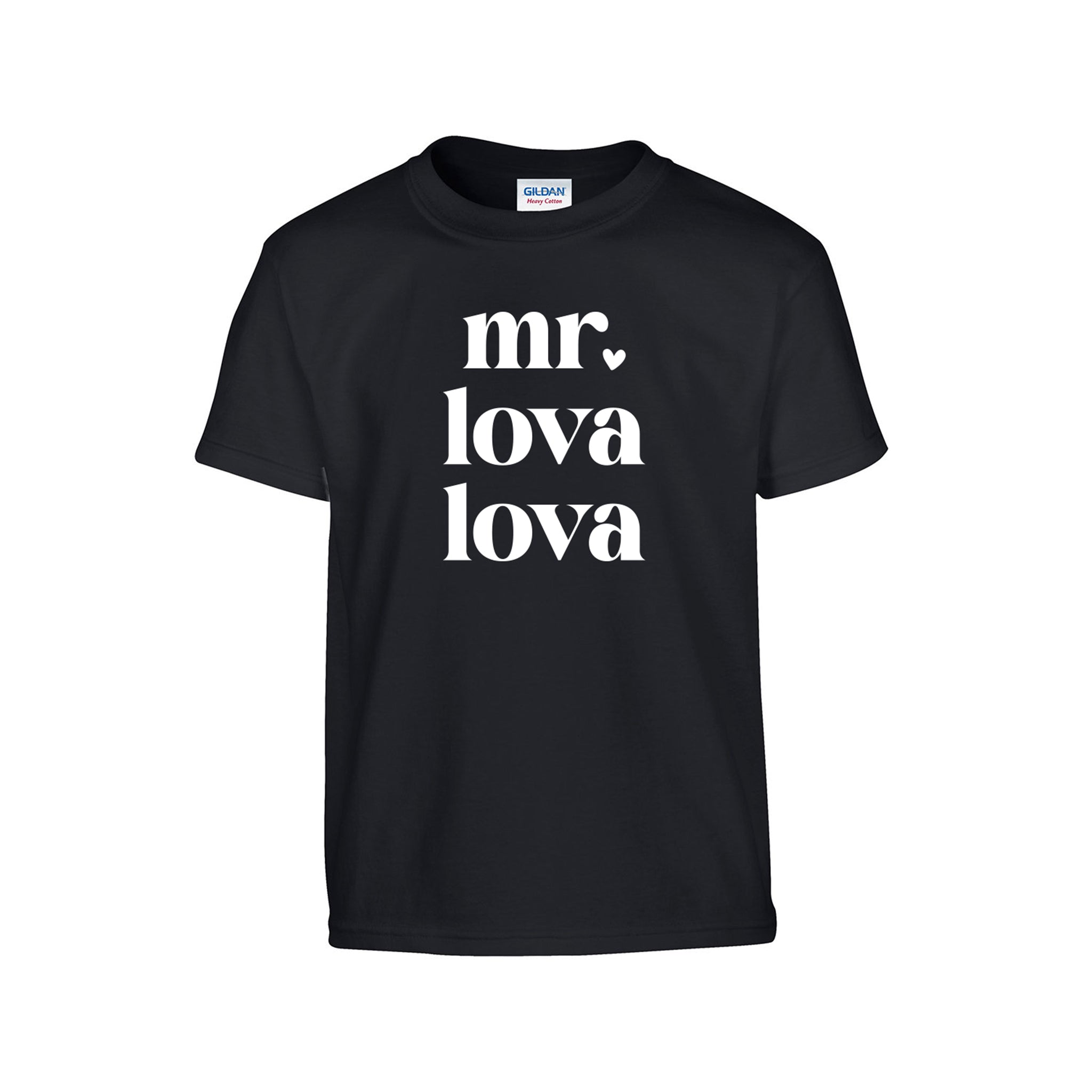 Mr. Lova Lova Graphic Valentine's Kids Shirt