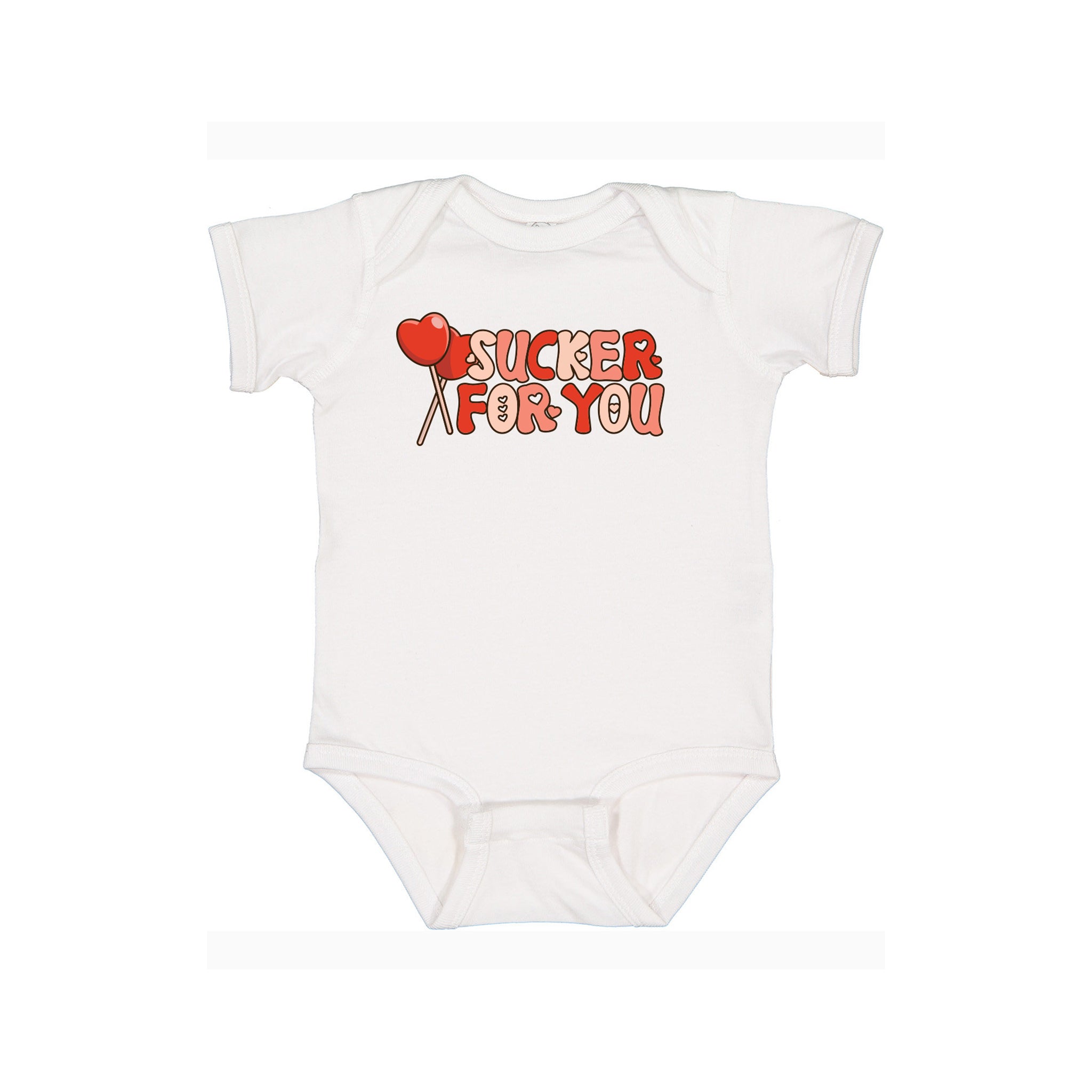 Sucker For You Graphique Valentine’s Onesie