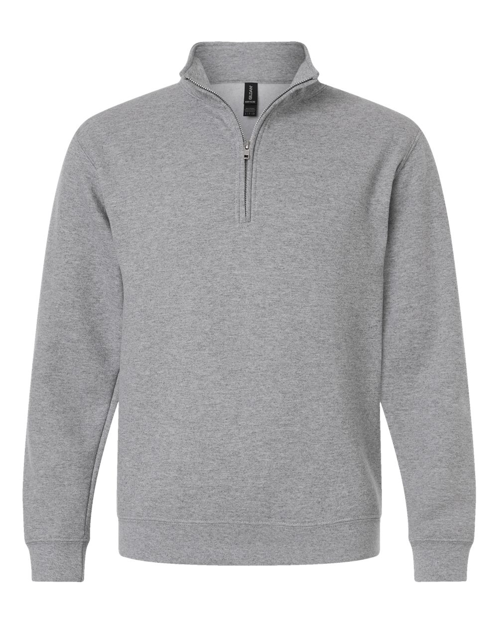 Gildan 18810 quarter-zip sweatshirt in Sport Grey