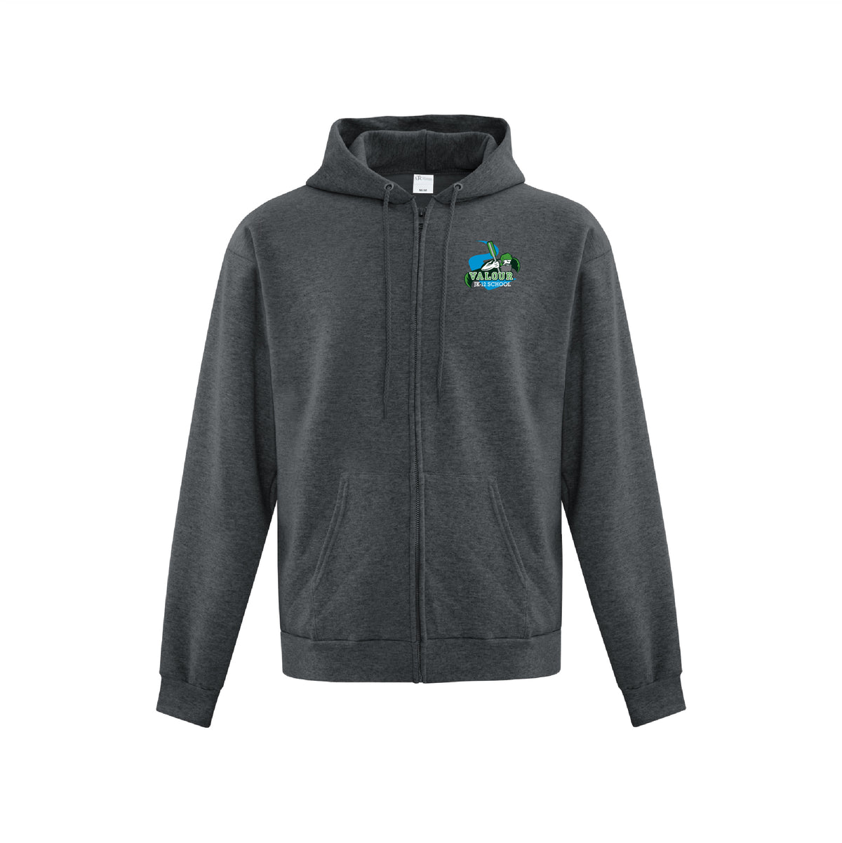 VALOUR - Unisex Printed Full-Zip Hoodie