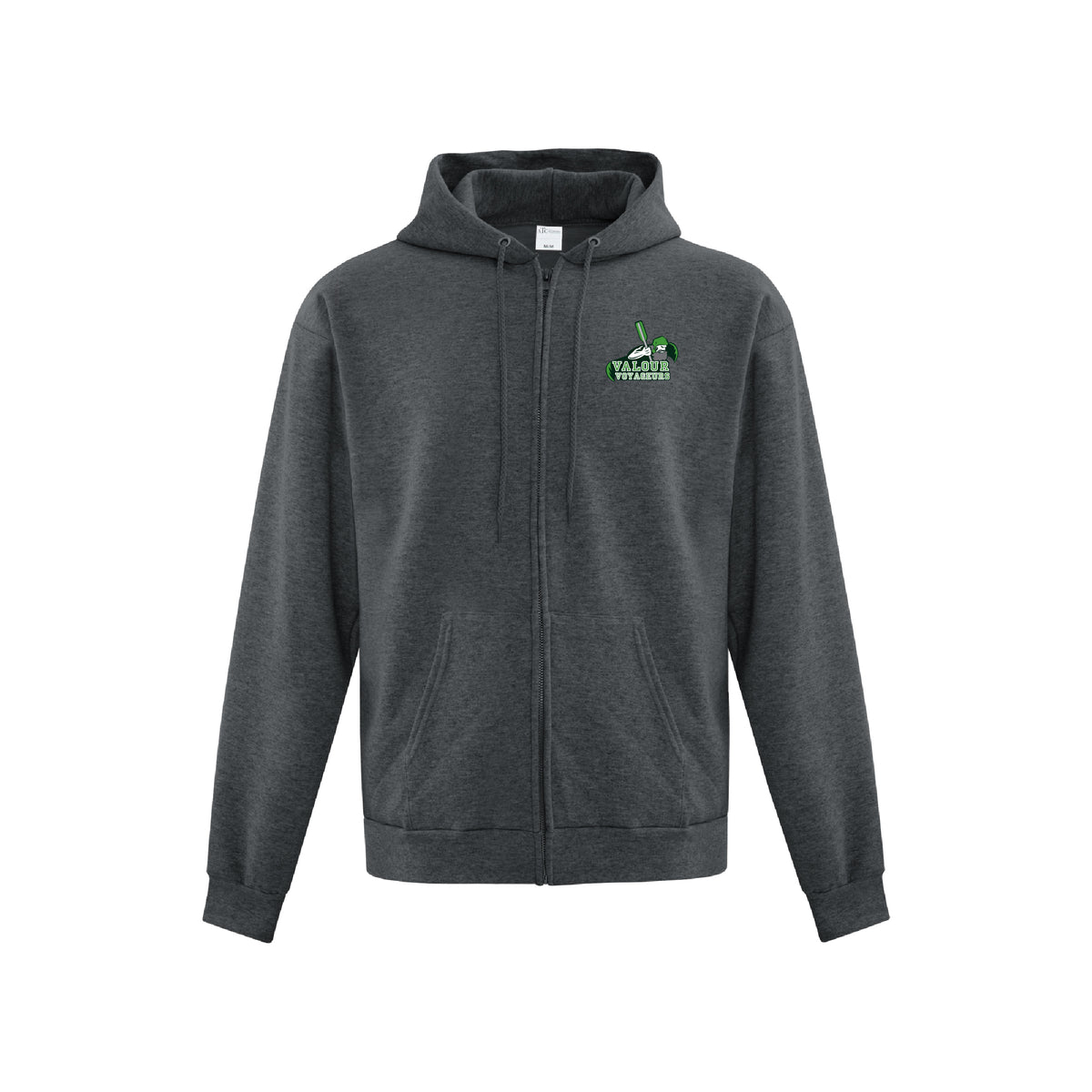 VALOUR - Unisex Printed Full-Zip Hoodie