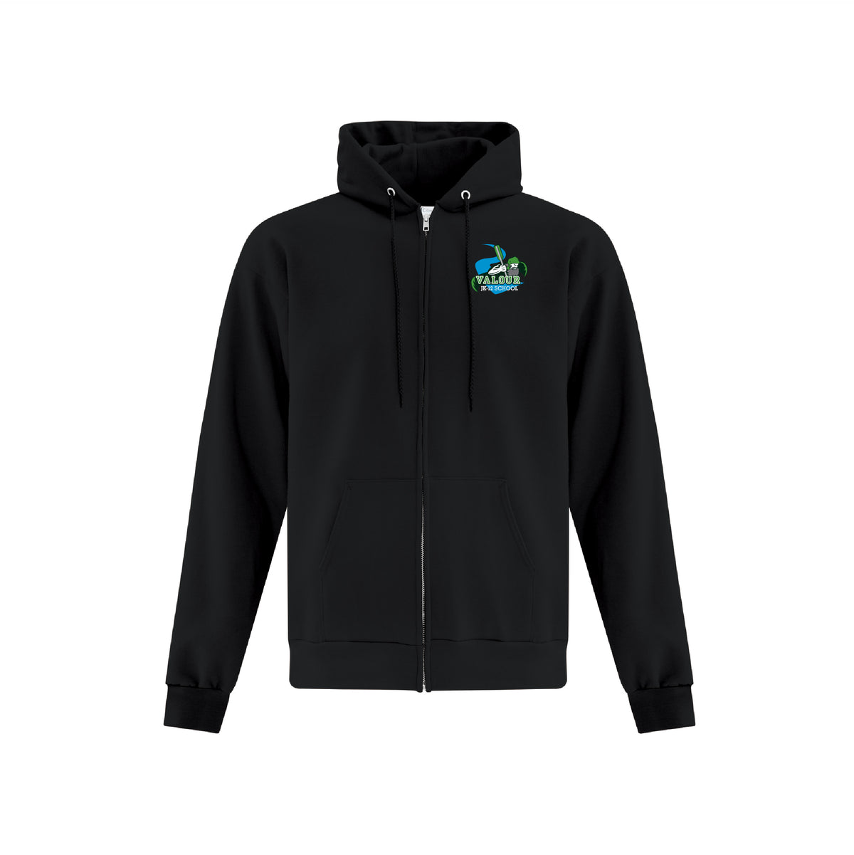 VALOUR - Unisex Printed Full-Zip Hoodie