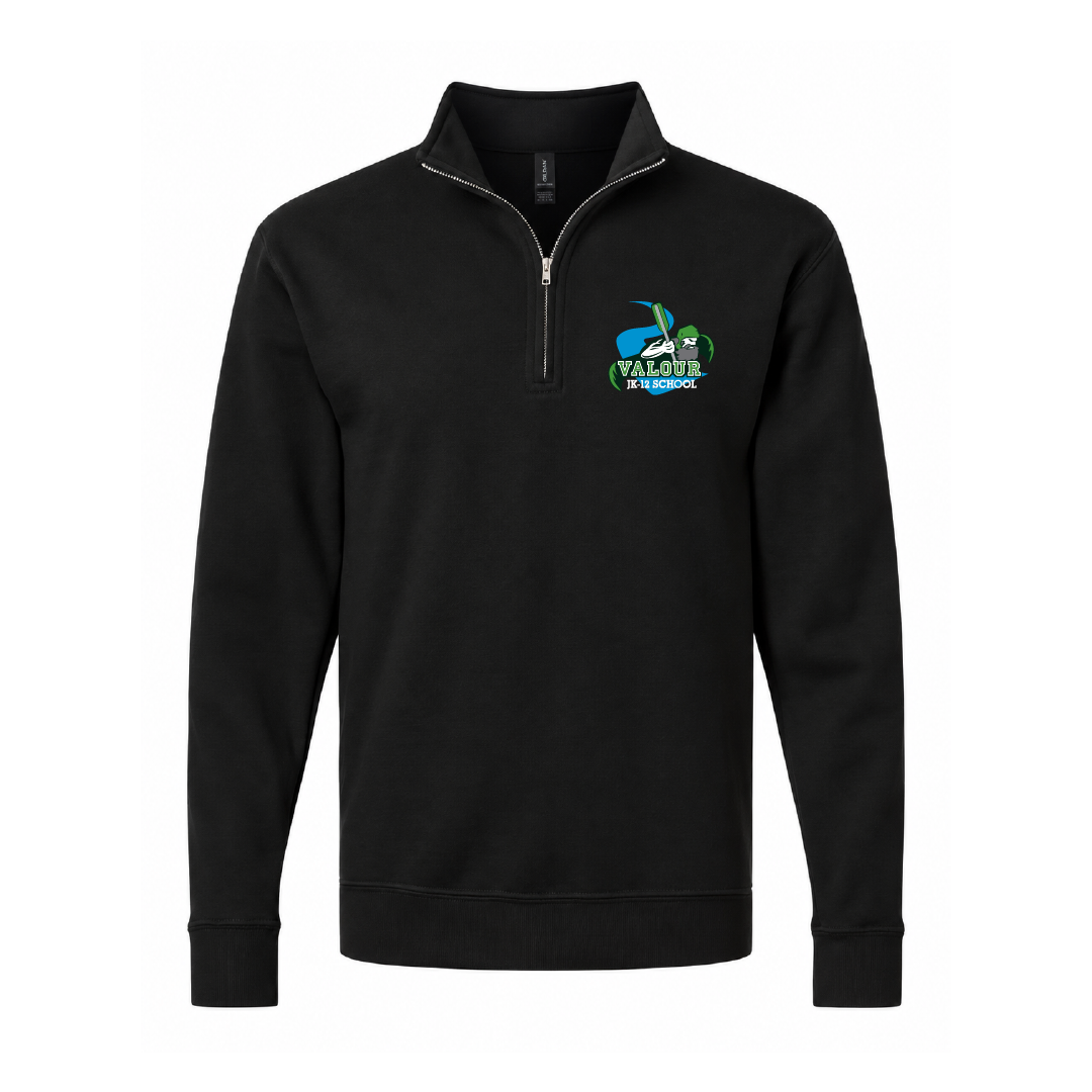 VALOUR - Unisex Printed Quarter-Zip - Valour JK-12