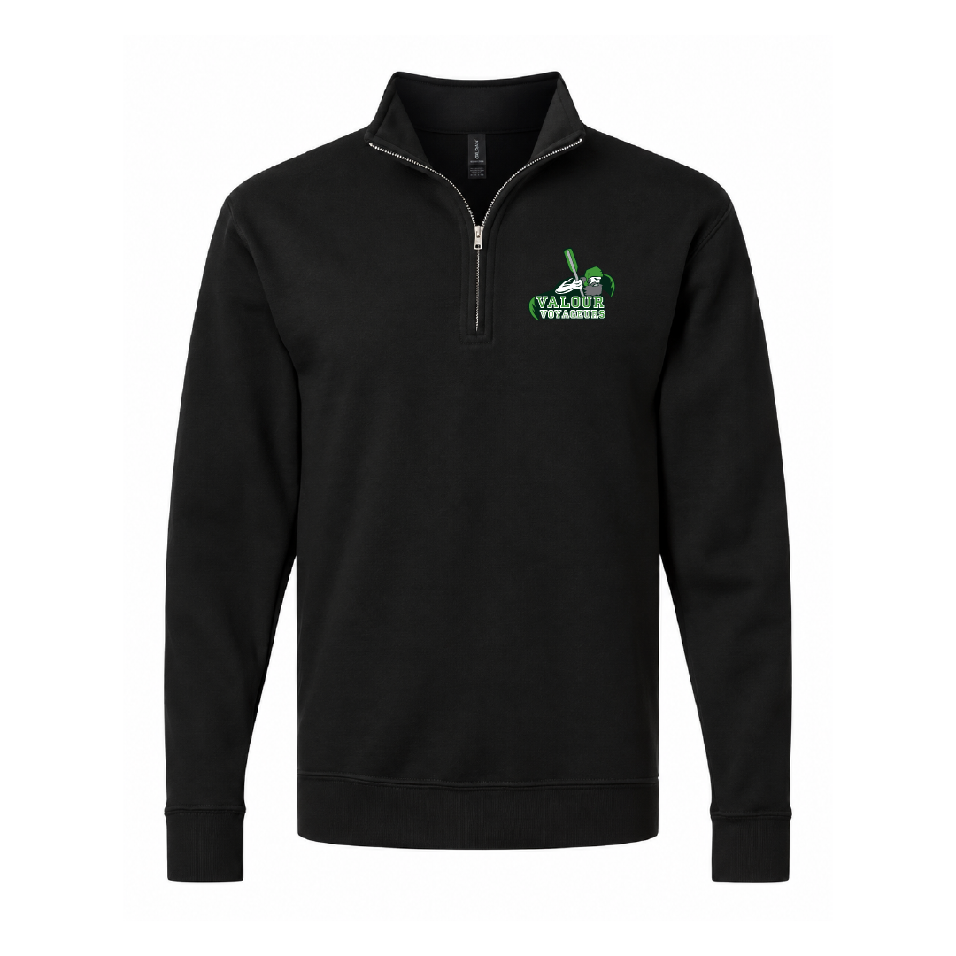 VALOUR - Unisex Printed Quarter-Zip - Valour Voyageurs