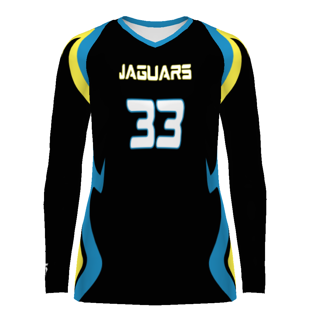 Ladies Sublimated Long Sleeve Stretch Volleyball Jersey - 228359