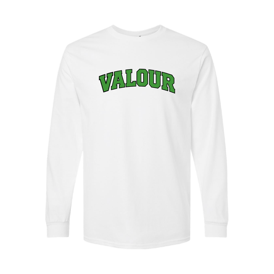VALOUR - Unisex Printed Cotton Long Sleeve - Valour Varsity