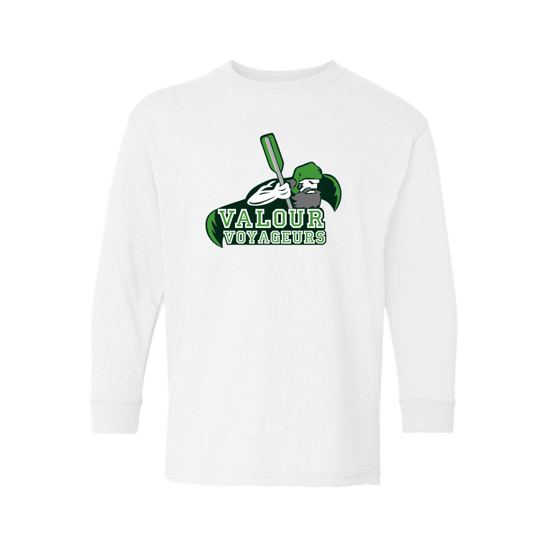 VALOUR - Youth Printed Cotton Long Sleeve - Valour Voyageurs