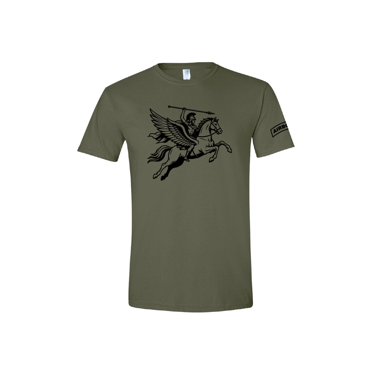 Airborne Bellerophon Riding Pegasus T-Shirt