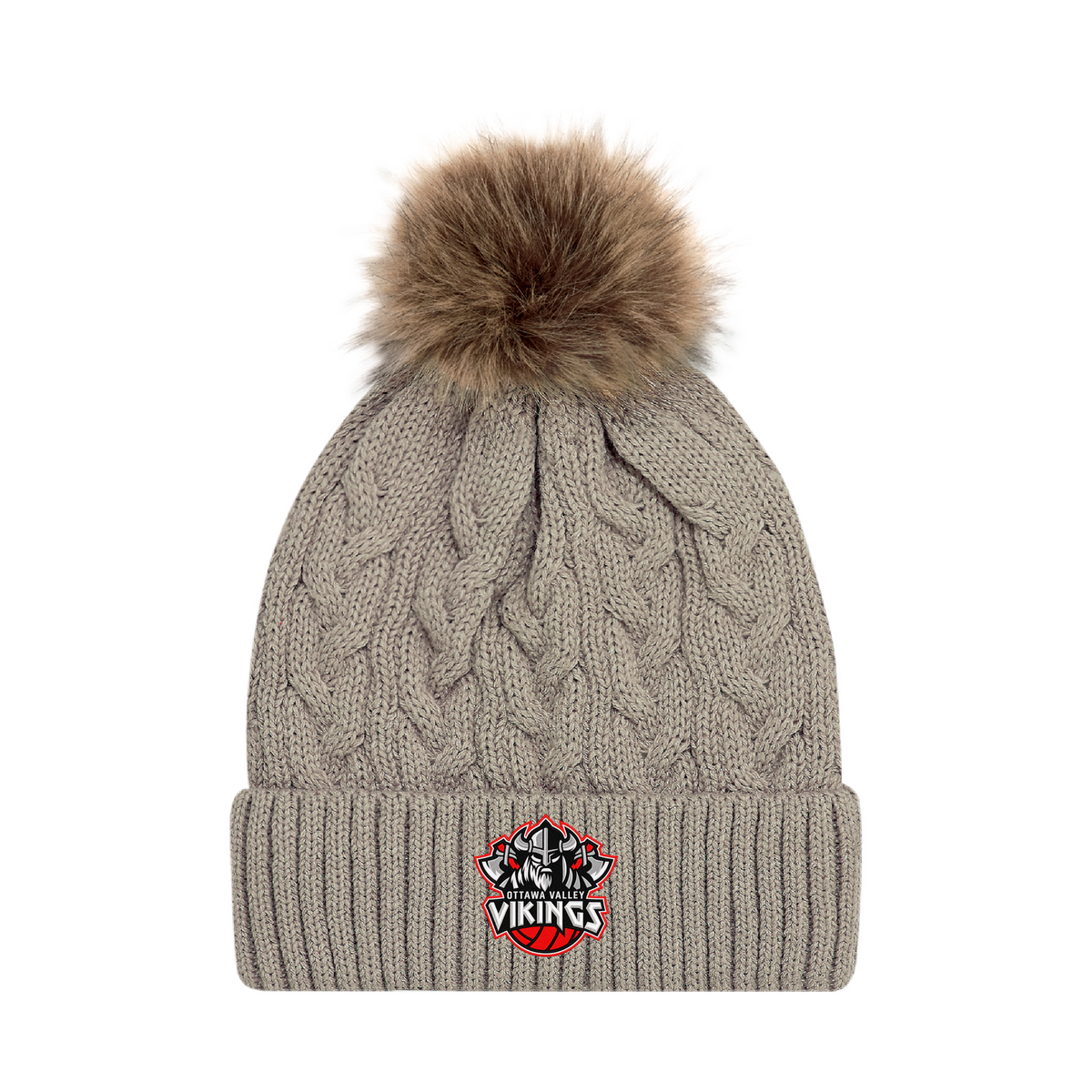 Vikings - Faux Fur Pom Pom Beanie