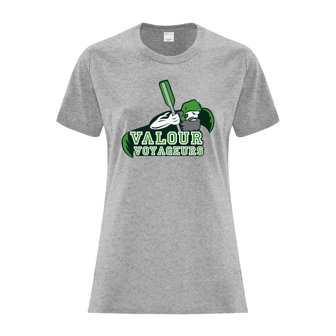 VALOUR - Ladies' Printed Cotton T-Shirt - Valour Voyageurs