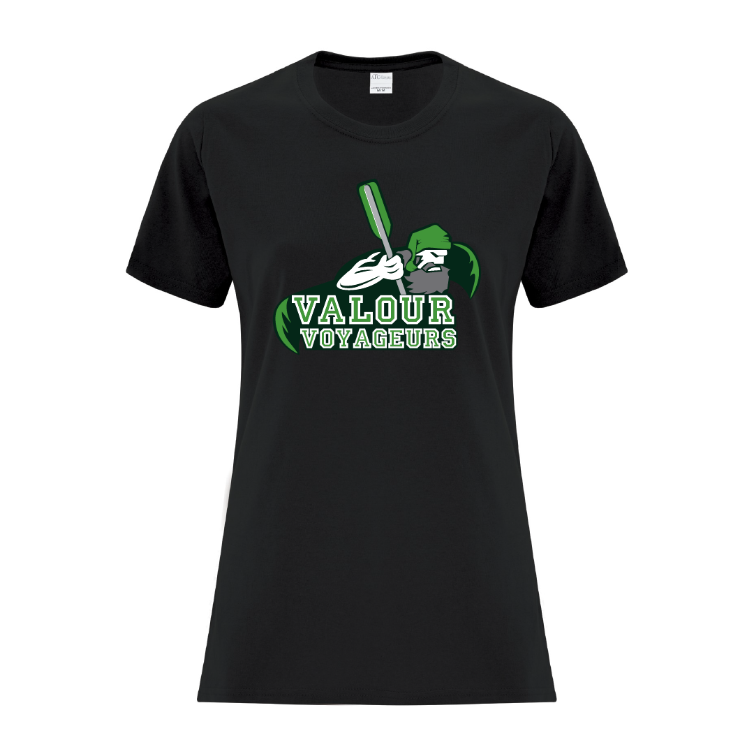 VALOUR - Ladies' Printed Cotton T-Shirt - Valour Voyageurs
