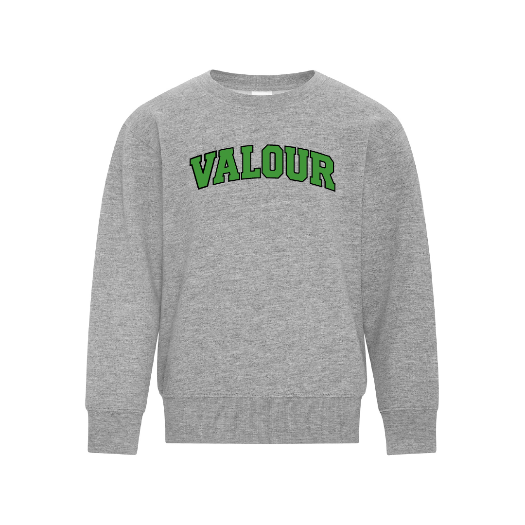 VALOUR - Youth Printed Crewneck - Valour Varsity