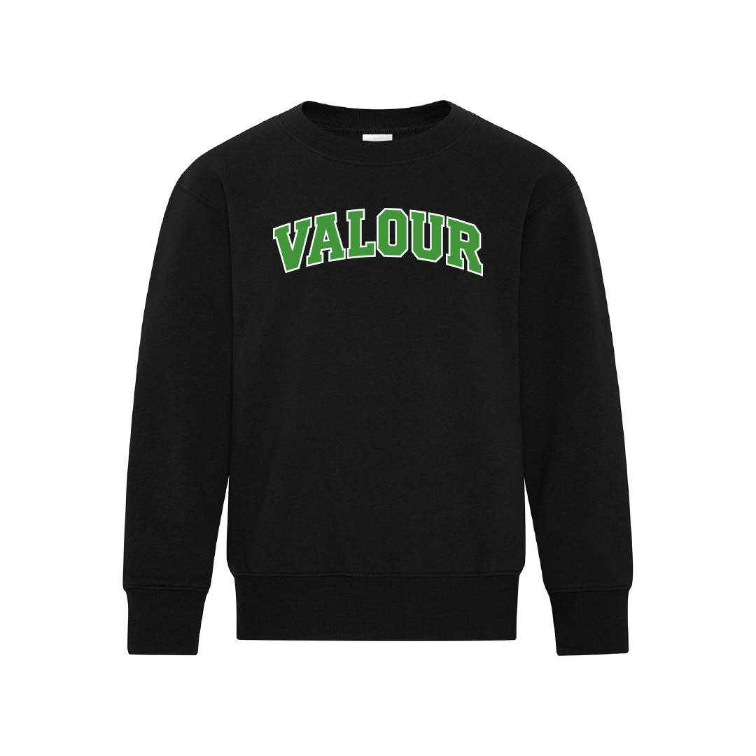 VALOUR - Youth Printed Crewneck - Valour Varsity