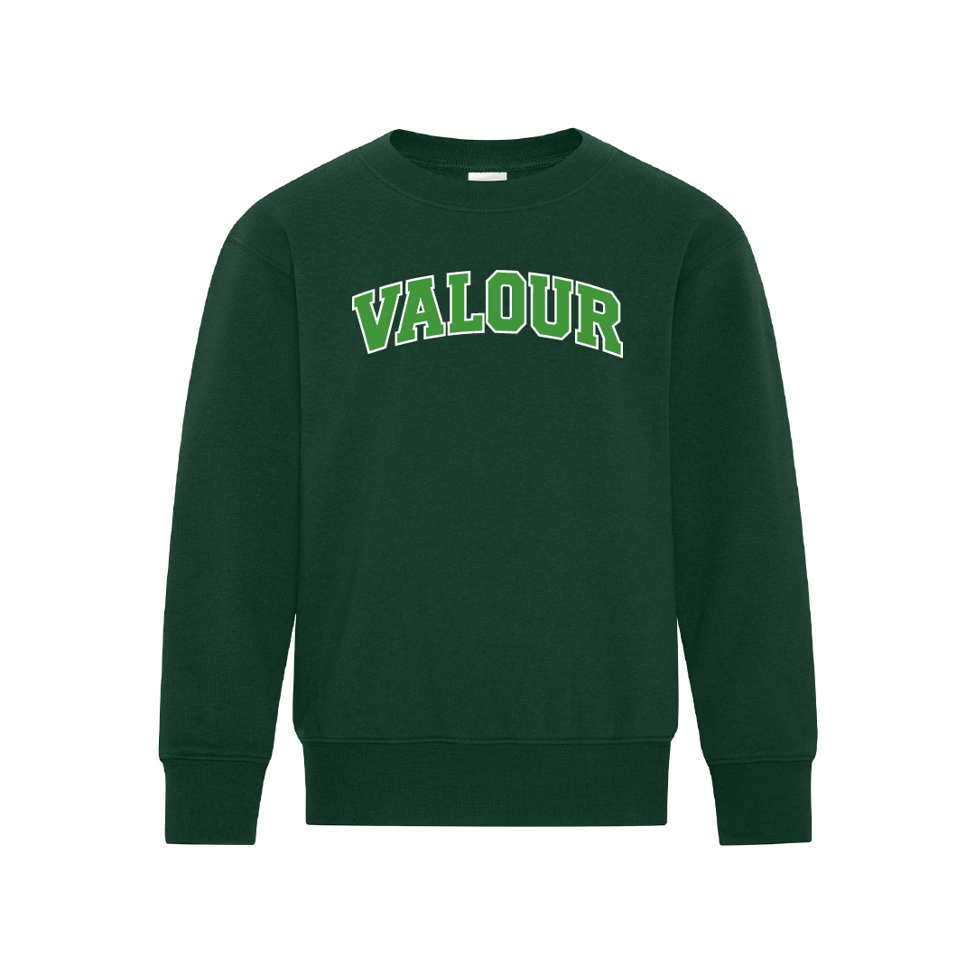 VALOUR - Youth Printed Crewneck - Valour Varsity