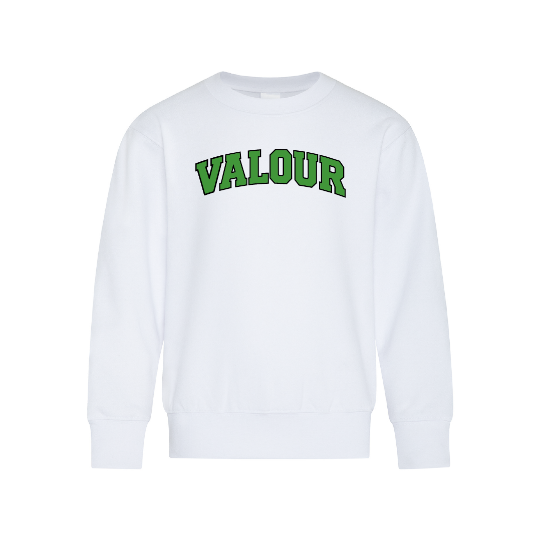 VALOUR - Youth Printed Crewneck - Valour Varsity