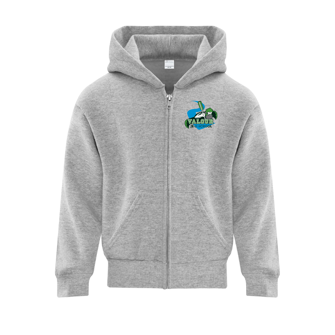 VALOUR - Youth Printed Full-Zip Hoodie - Valour JK-12