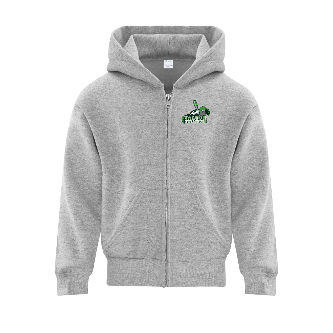 VALOUR - Youth Printed Full-Zip Hoodie - Valour Voyageurs