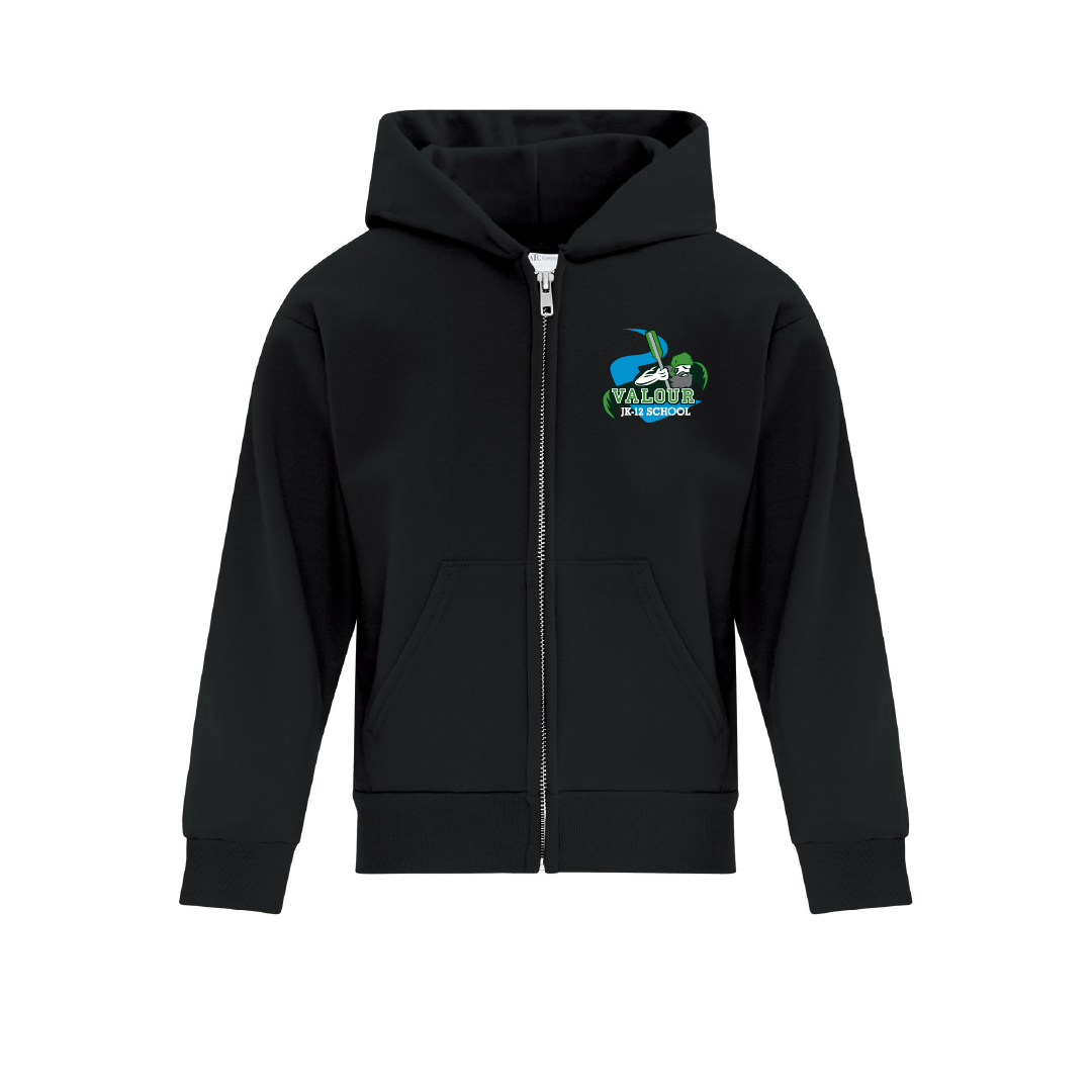 VALOUR - Youth Printed Full-Zip Hoodie - Valour JK-12