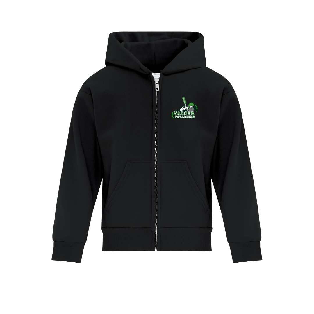 VALOUR - Youth Printed Full-Zip Hoodie - Valour Voyageurs