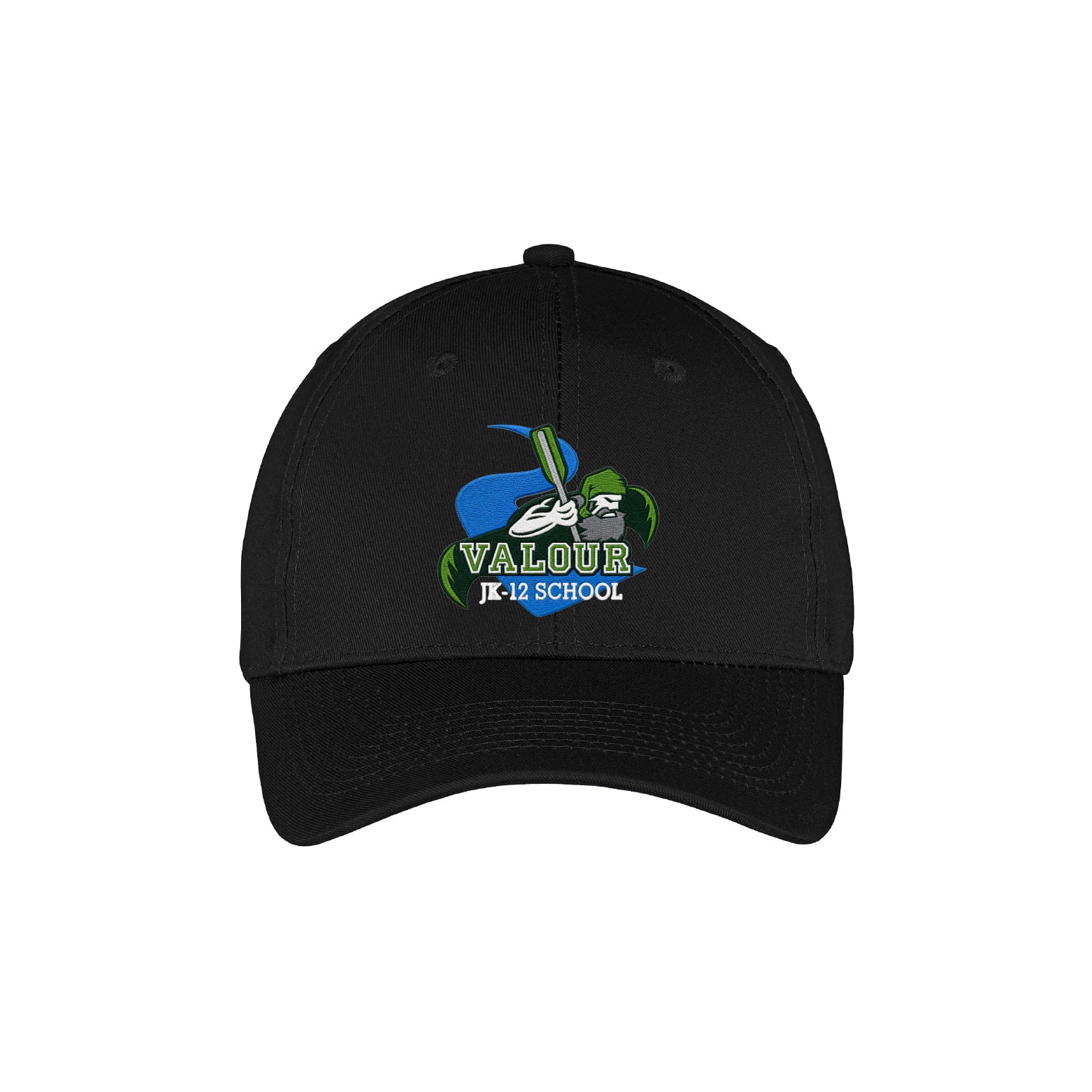 VALOUR - Embroidered Adult Twill Cap