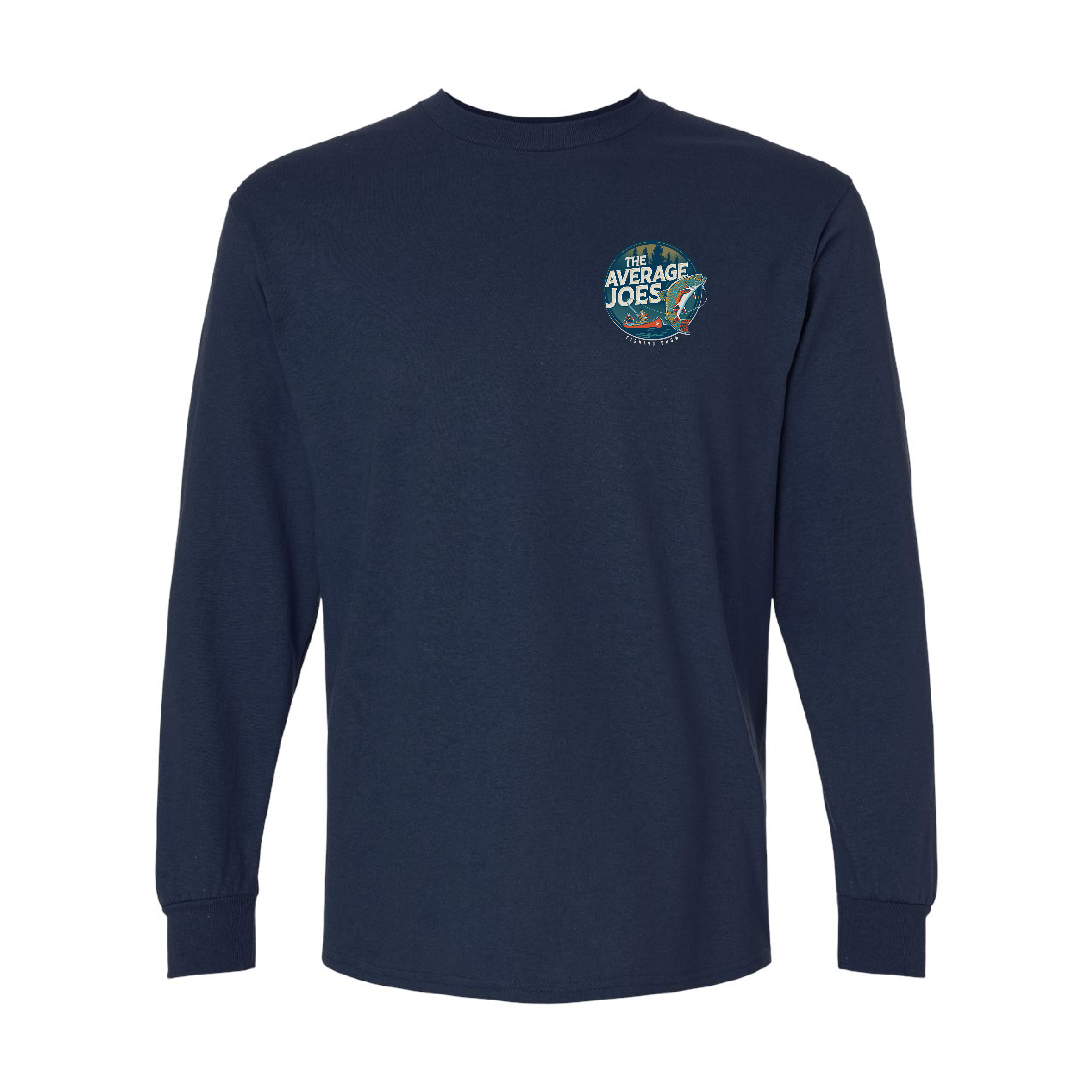 AJF - Average Joes Fishing Show Printed Adult Long Sleeve