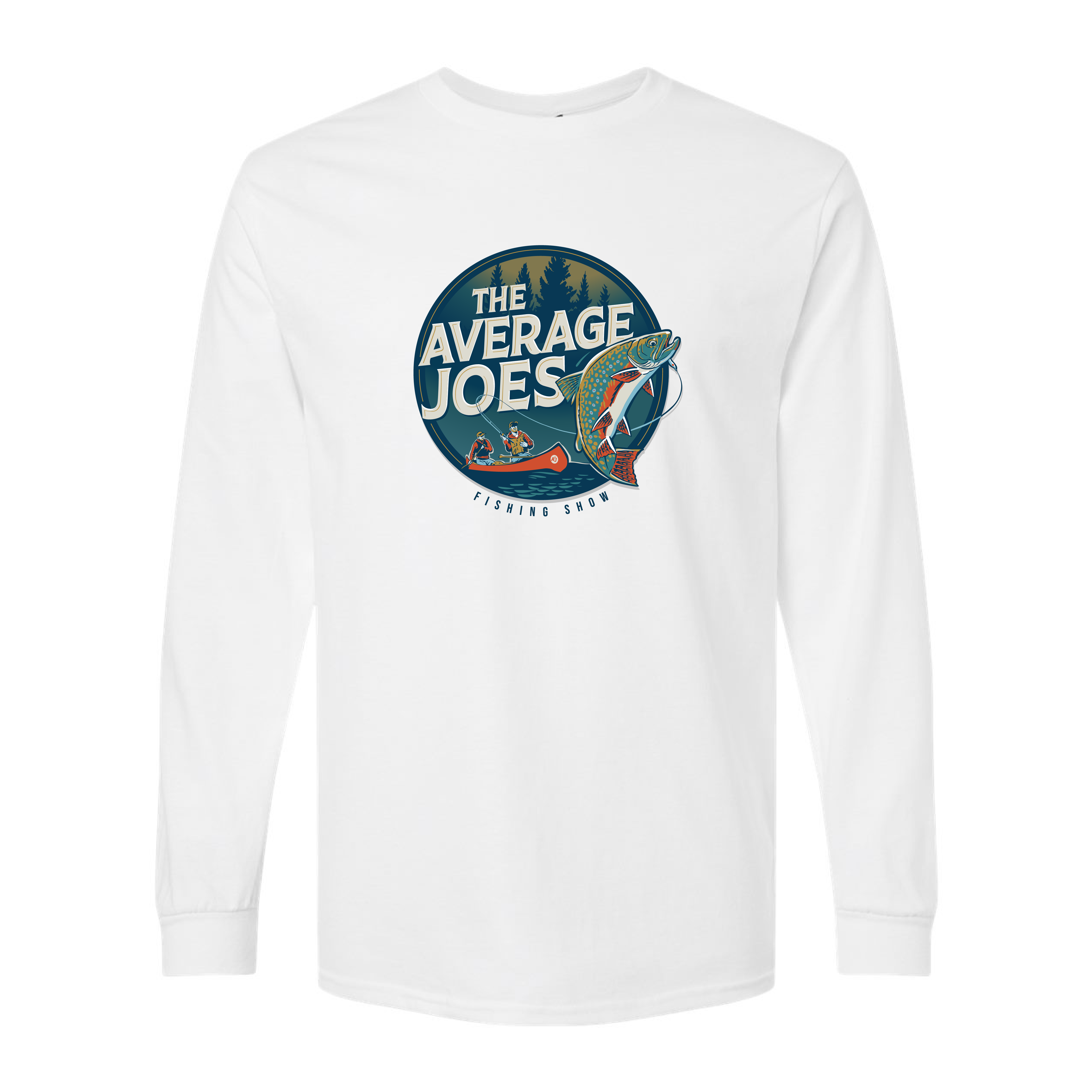 AJF - Average Joes Fishing Show Printed Adult Long Sleeve