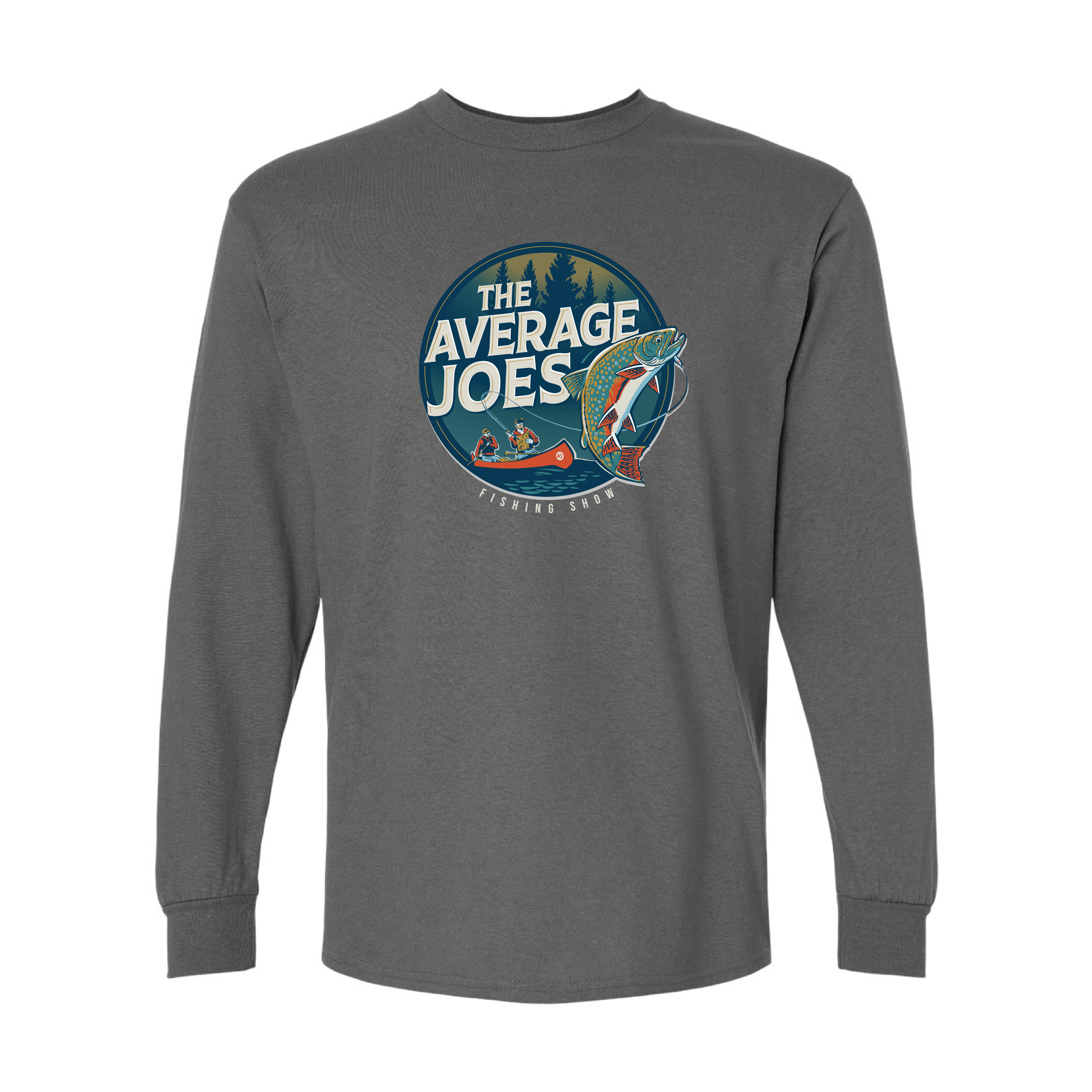 AJF - Average Joes Fishing Show Printed Adult Long Sleeve
