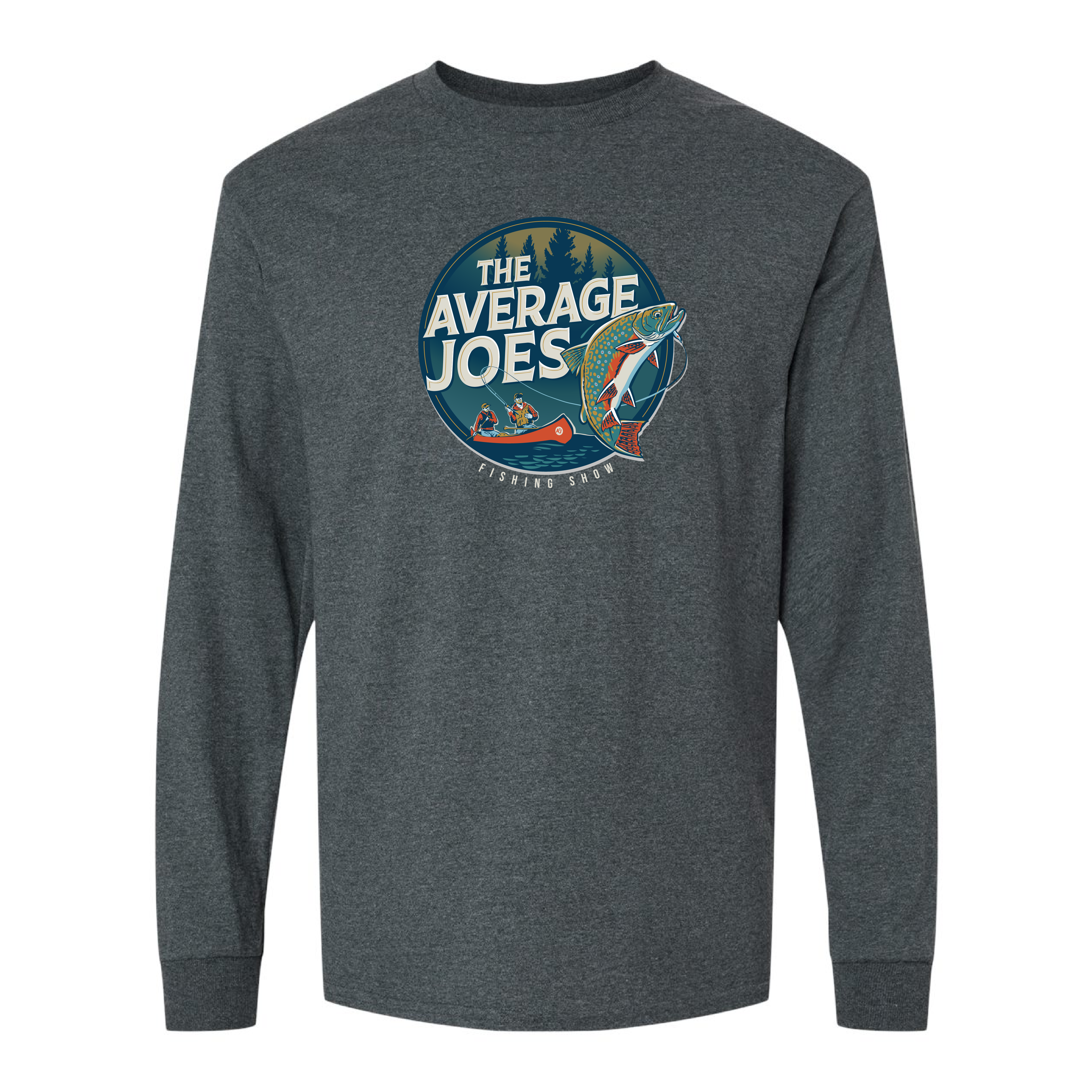AJF - Average Joes Fishing Show Printed Adult Long Sleeve