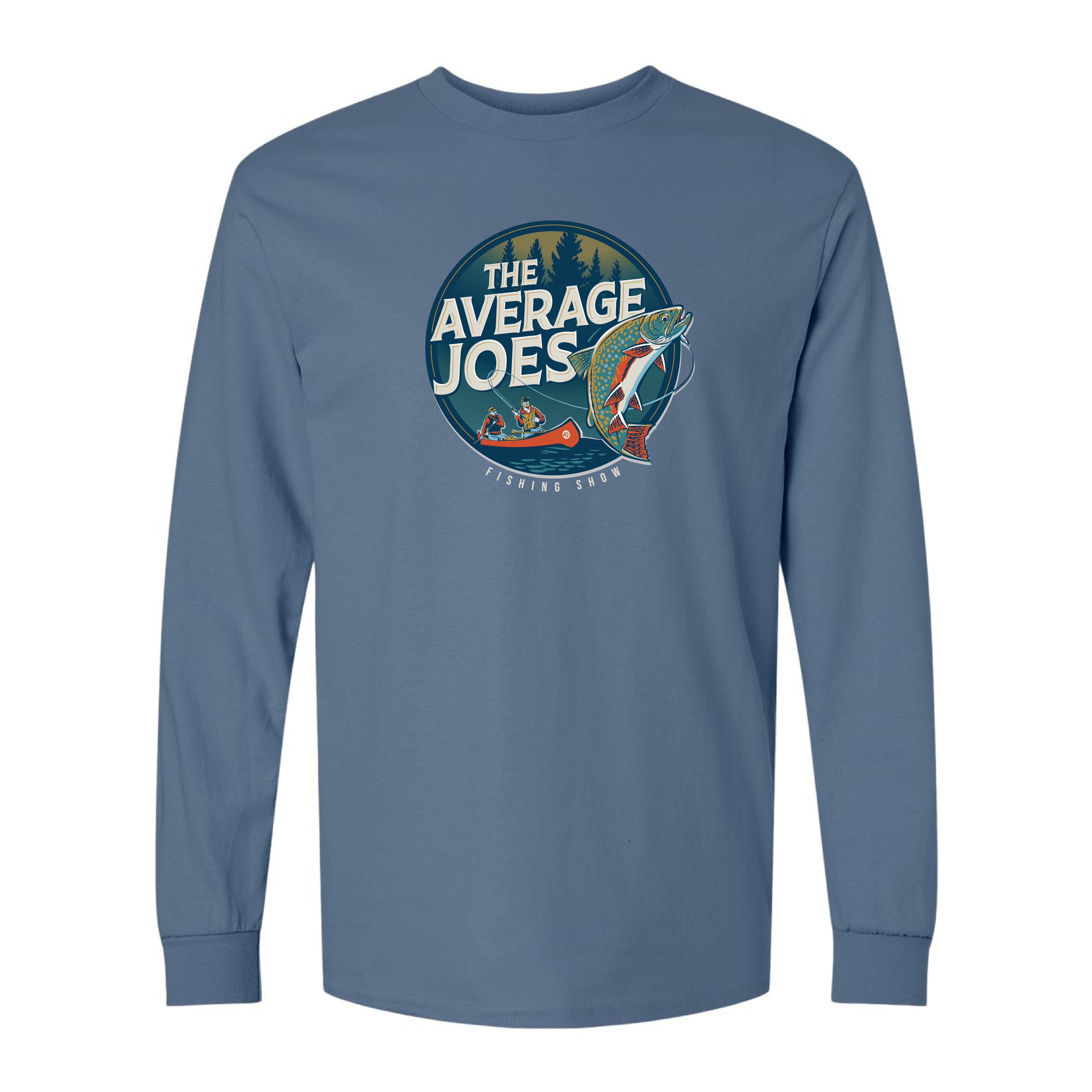 AJF - Average Joes Fishing Show Printed Adult Long Sleeve