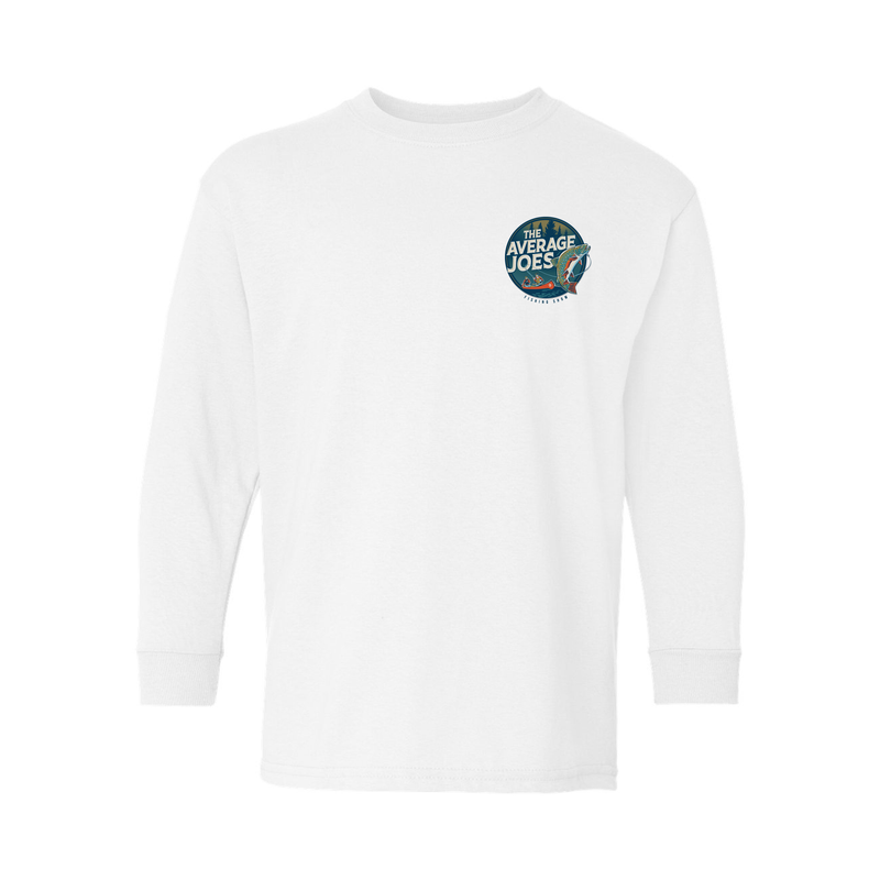 AJF - Average Joes Fishing Show Printed Youth Long Sleeve
