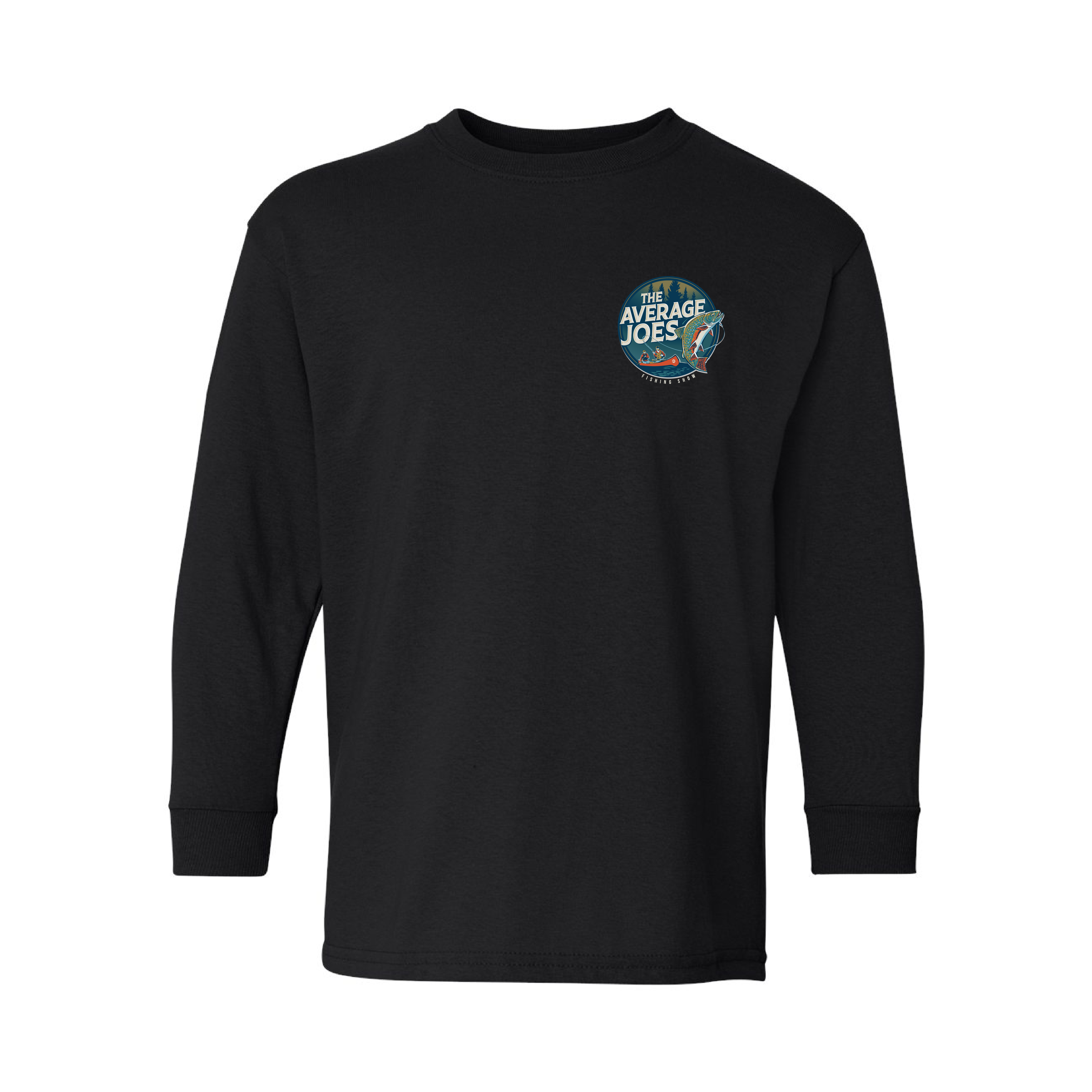 AJF - Average Joes Fishing Show Printed Youth Long Sleeve