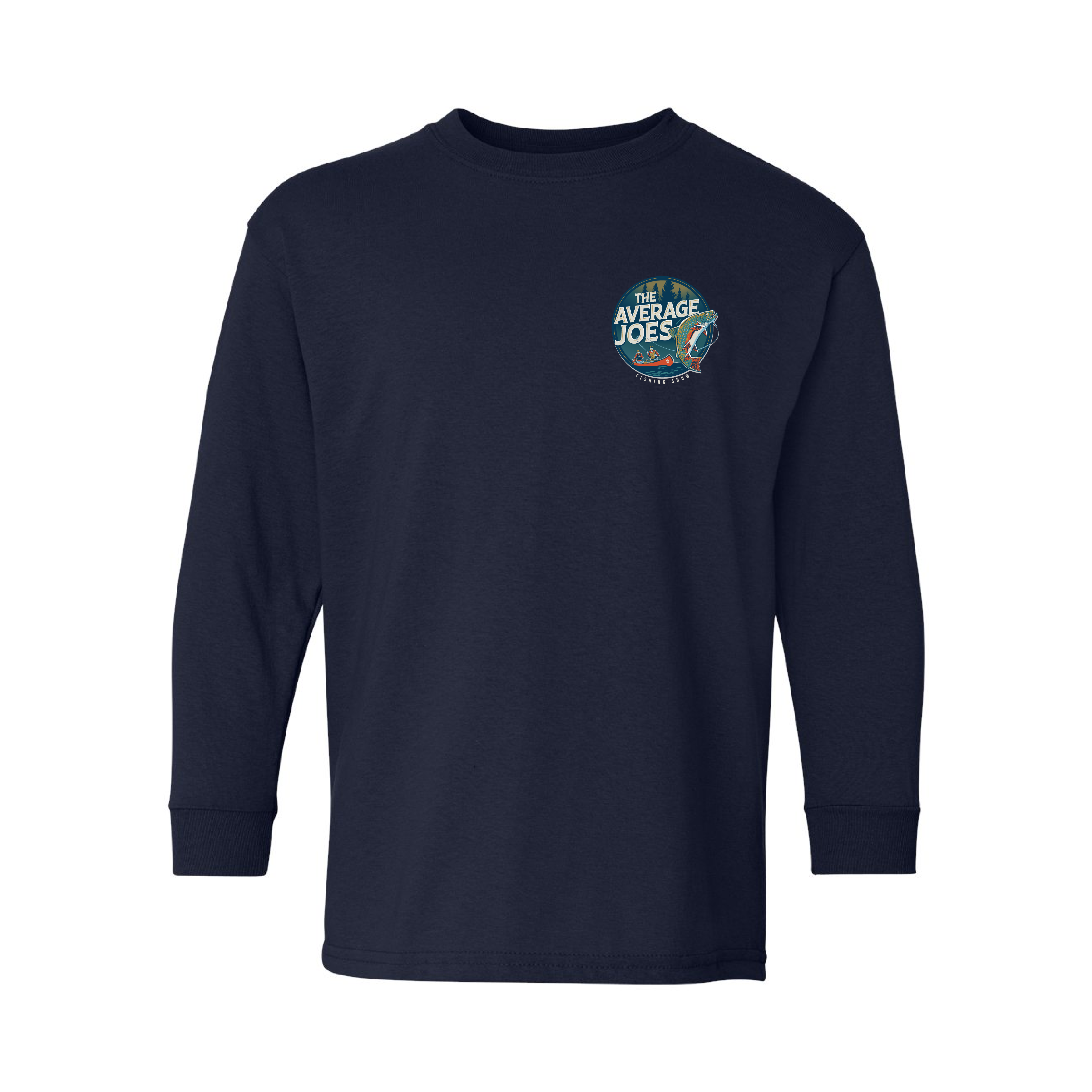 AJF - Average Joes Fishing Show Printed Youth Long Sleeve