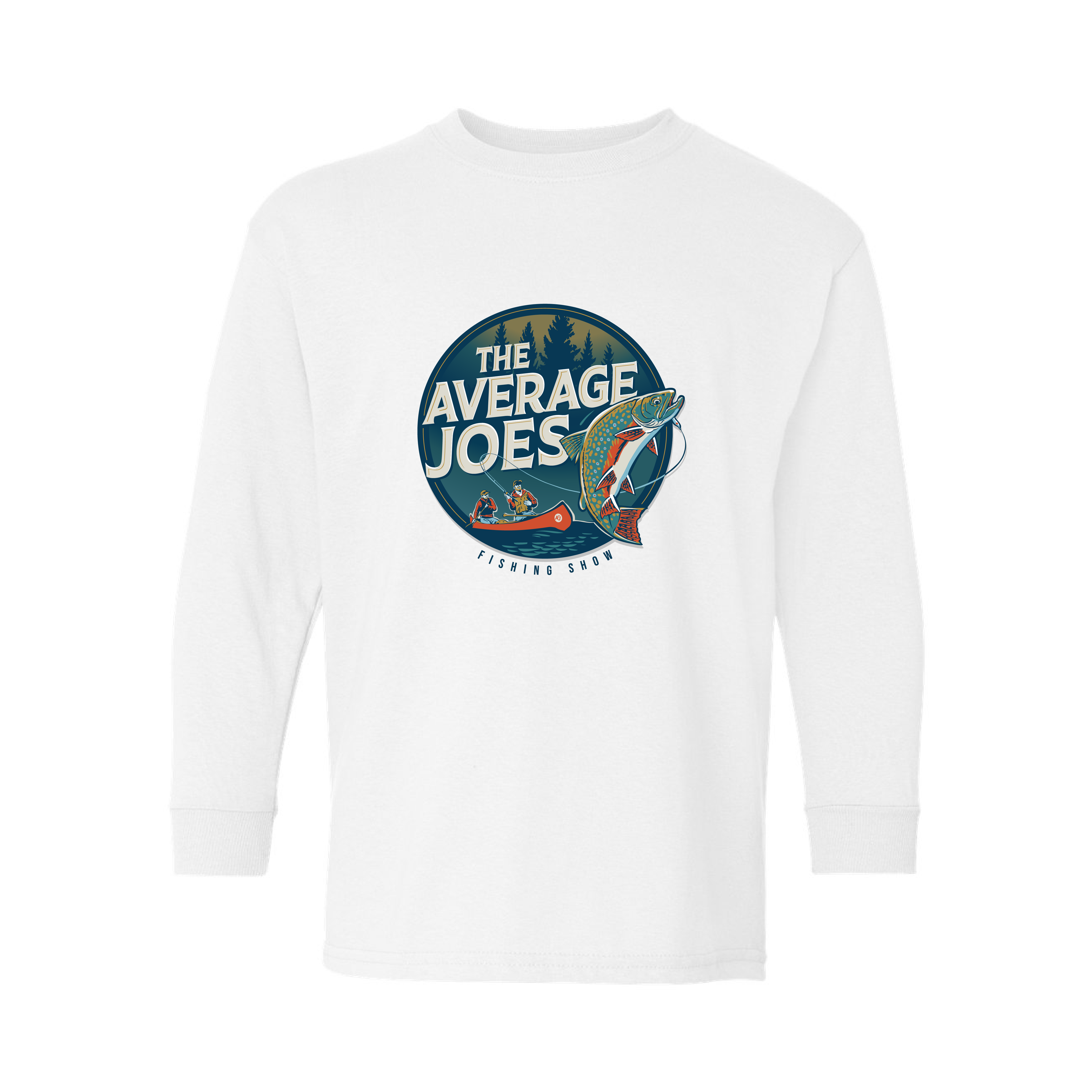 AJF - Average Joes Fishing Show Printed Youth Long Sleeve