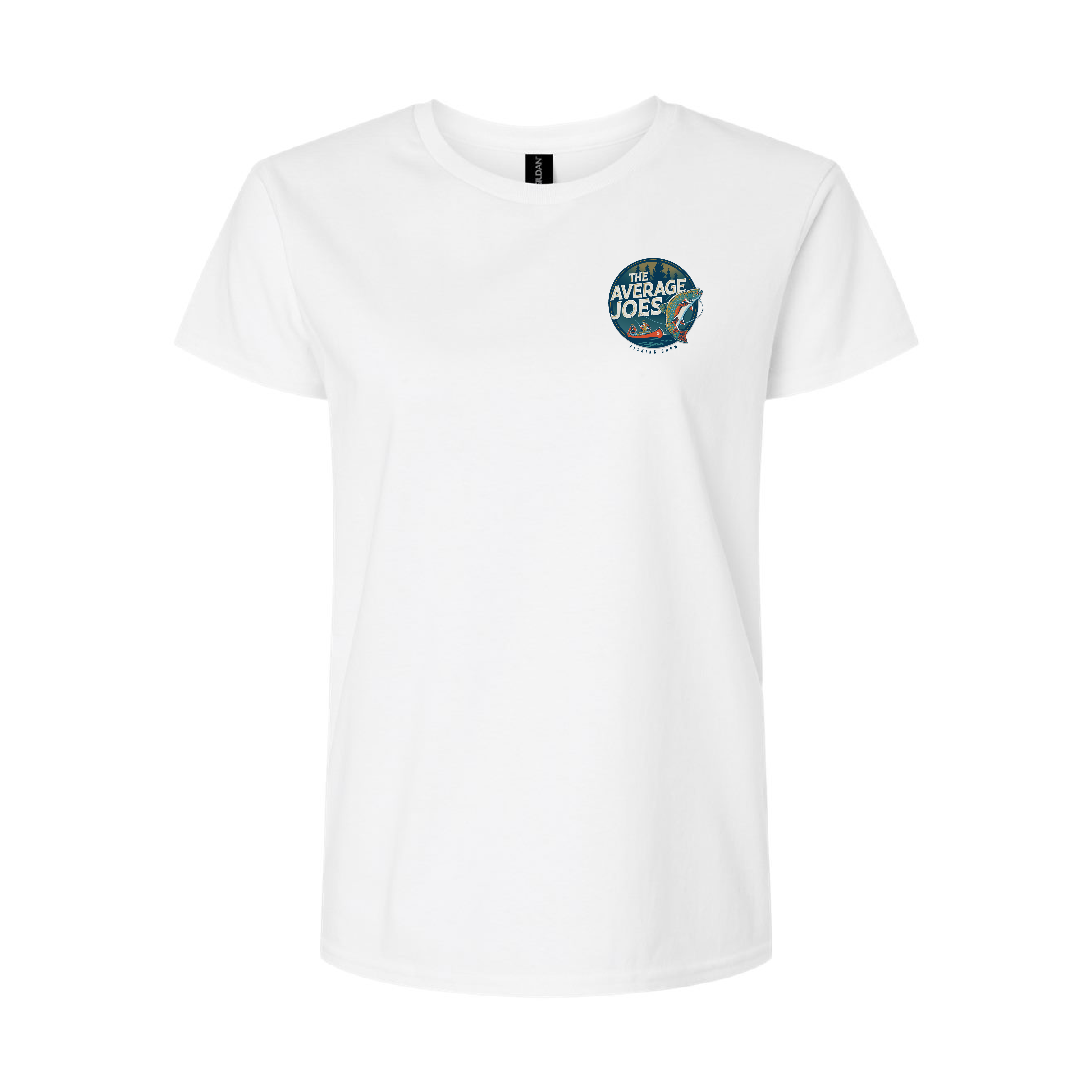 AJF - Average Joes Fishing Show Printed Ladies' T-Shirt