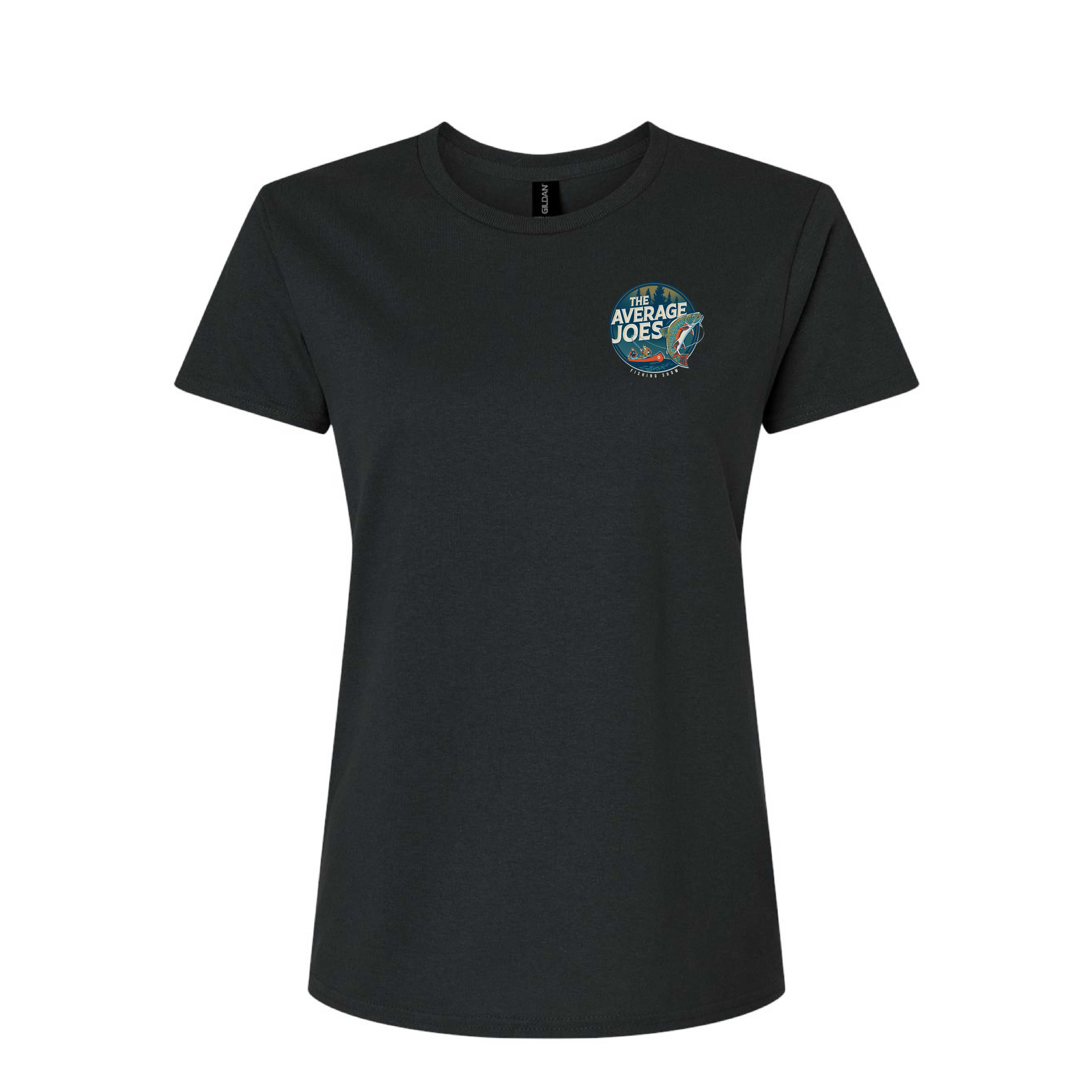 AJF - Average Joes Fishing Show Printed Ladies' T-Shirt