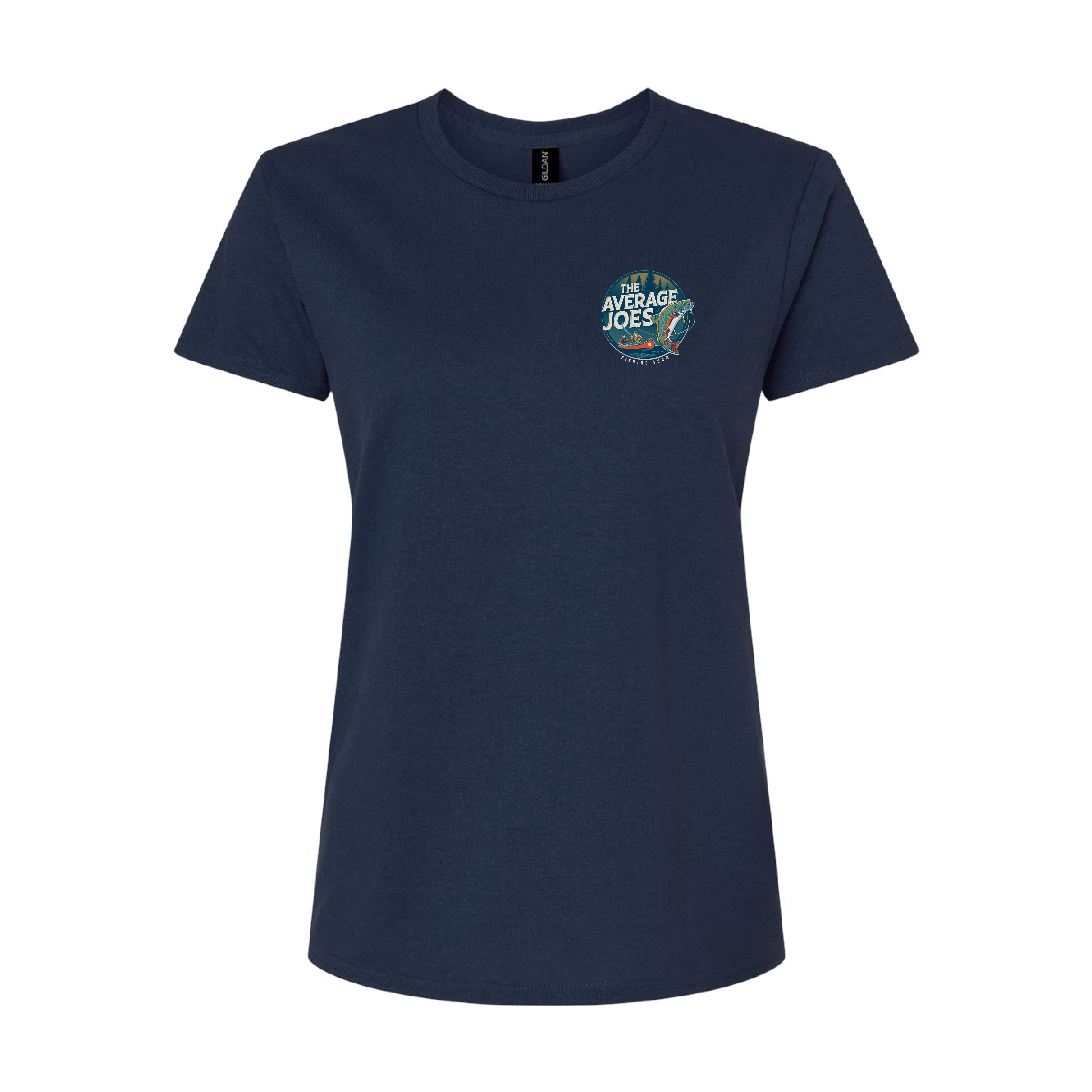 AJF - Average Joes Fishing Show Printed Ladies' T-Shirt