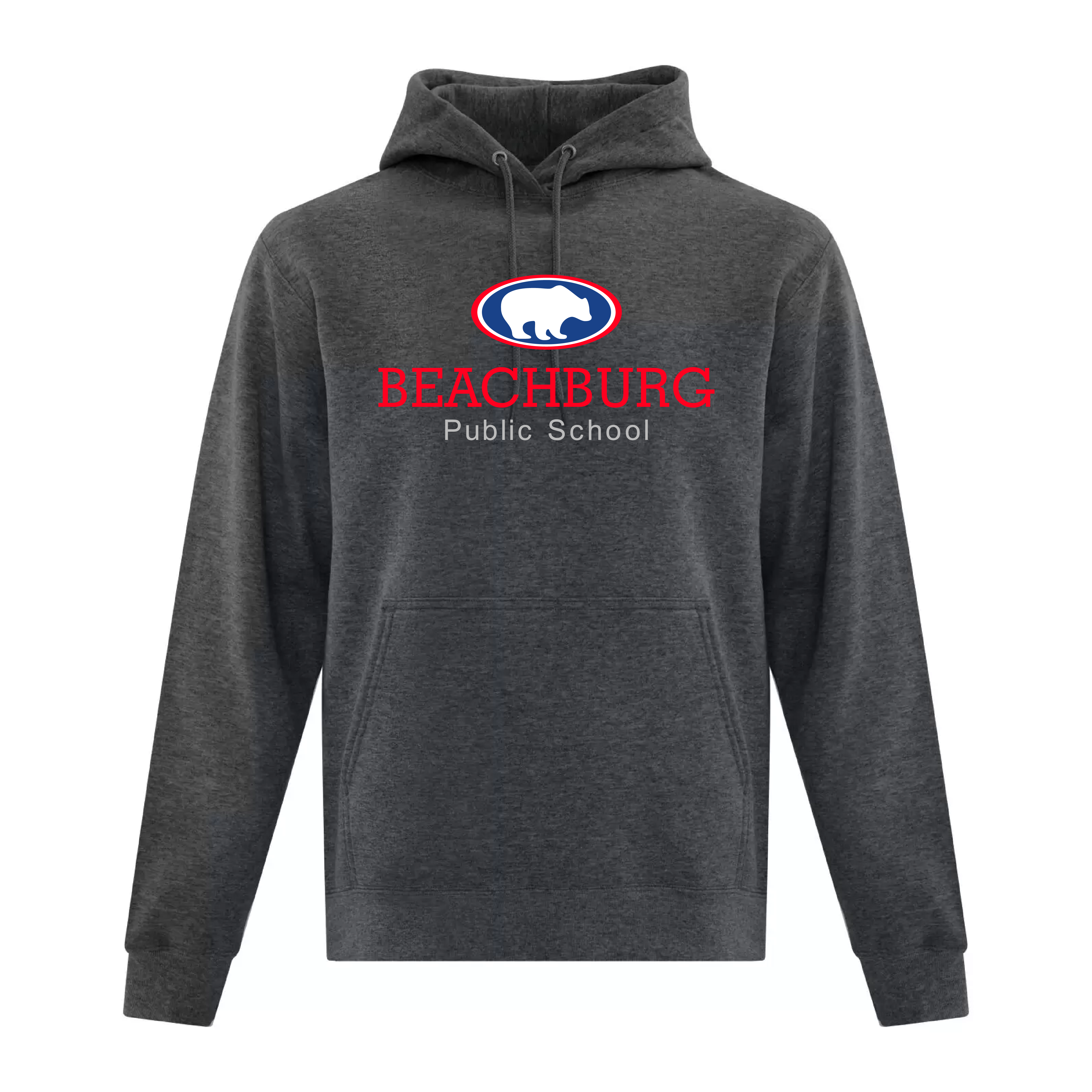 BPS - Embroidered Cotton/Poly Hooded Adult Sweatshirt