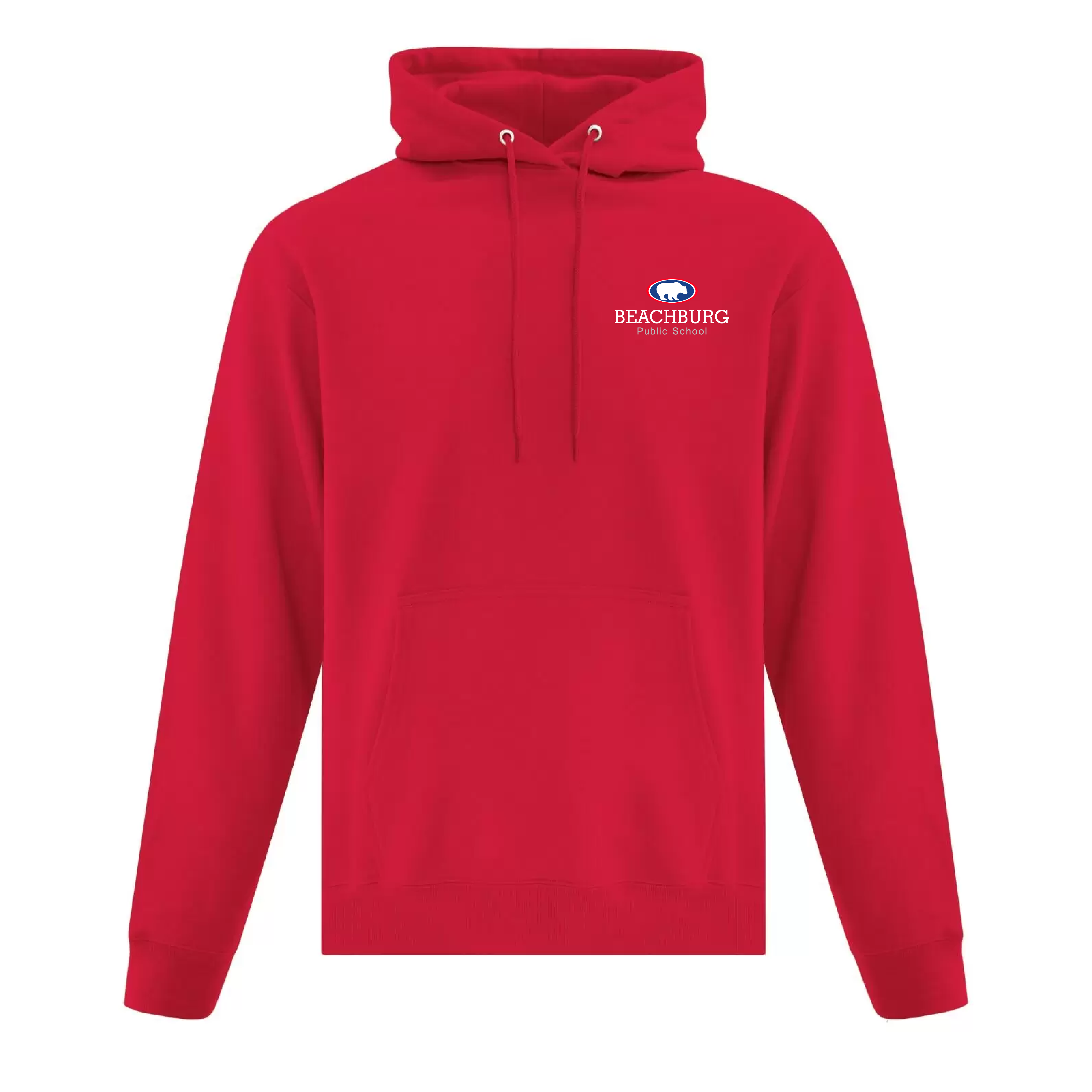 BPS - Embroidered Cotton/Poly Hooded Adult Sweatshirt