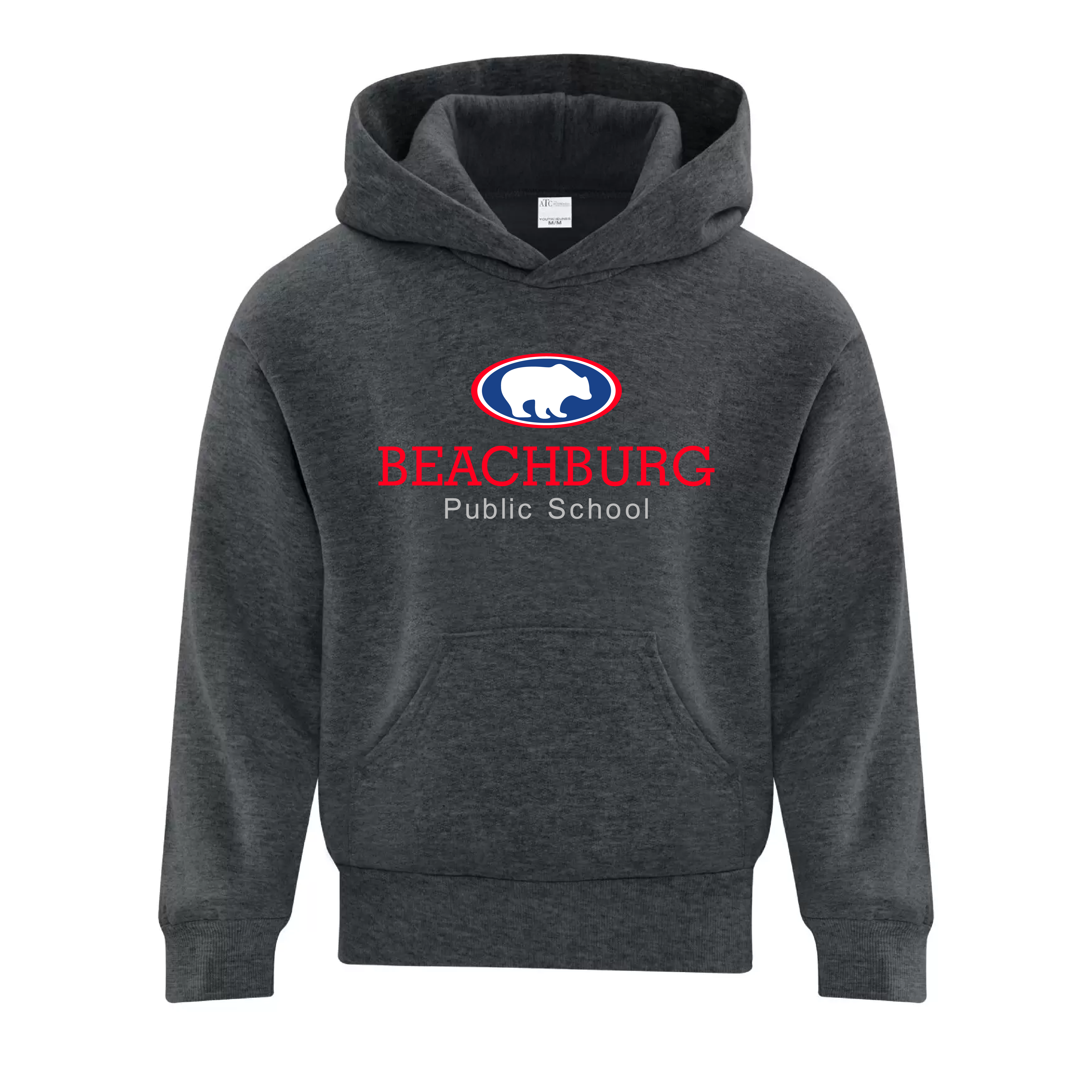 BPS - Embroidered Cotton/Poly Hooded Youth Sweatshirt