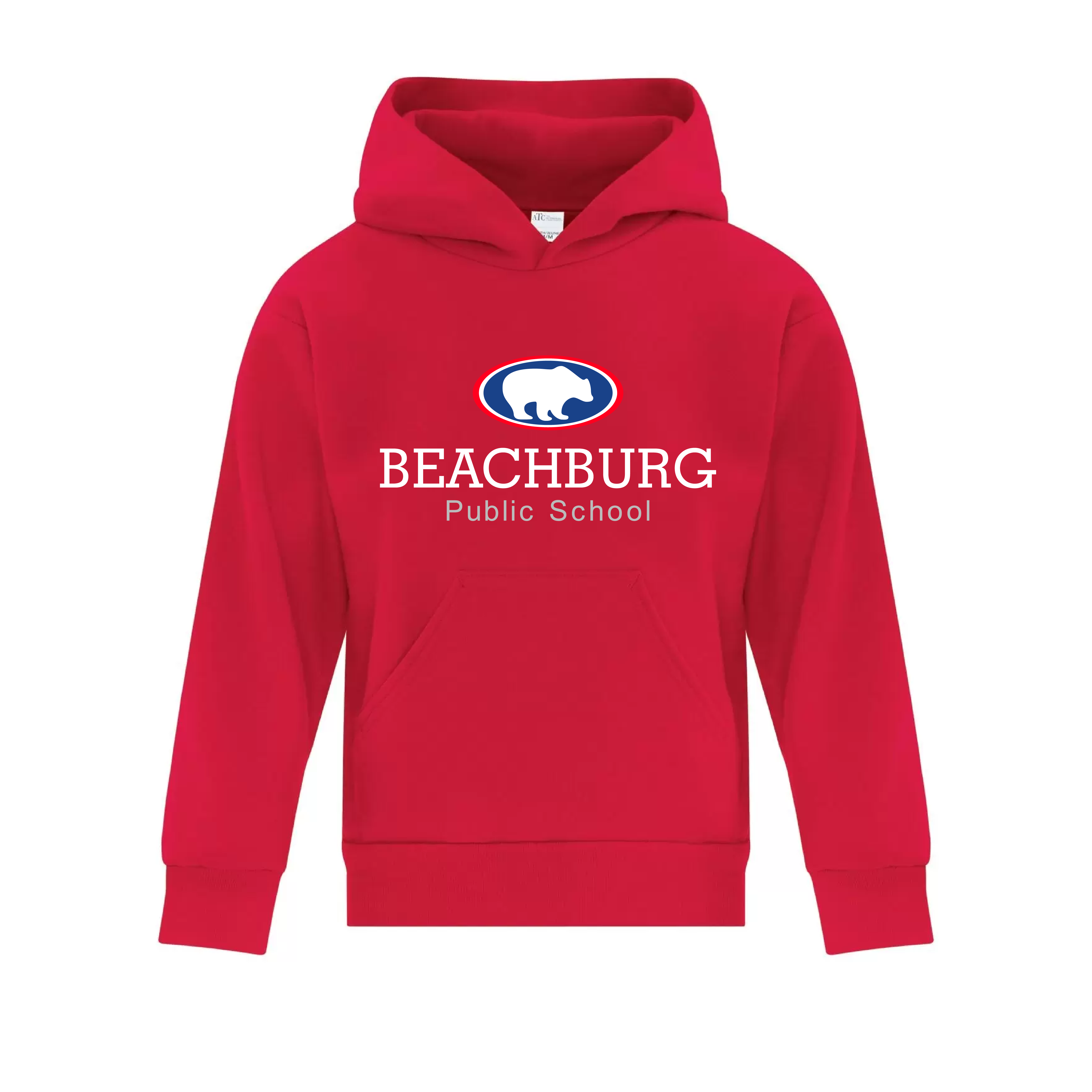 BPS - Embroidered Cotton/Poly Hooded Youth Sweatshirt