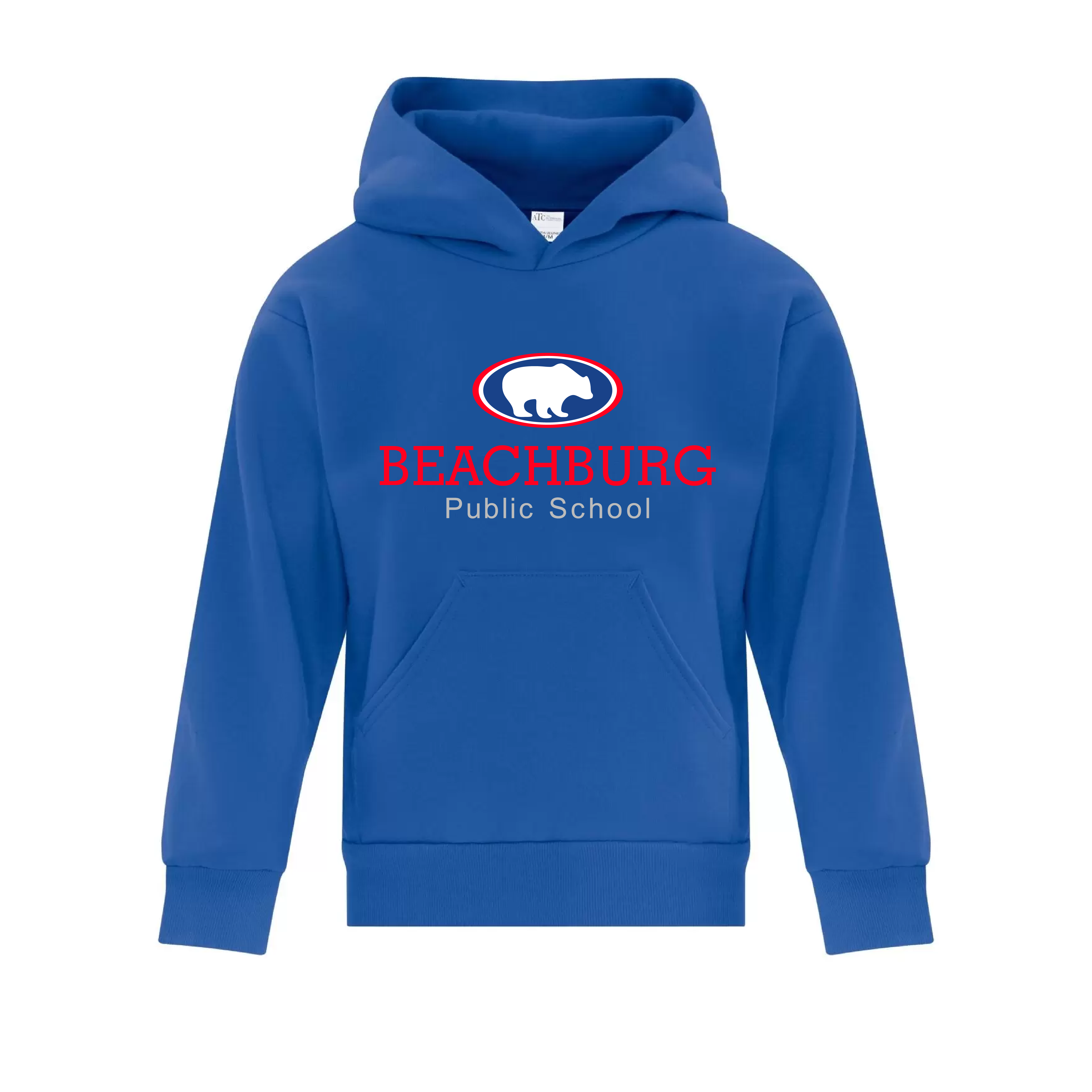 BPS - Embroidered Cotton/Poly Hooded Youth Sweatshirt