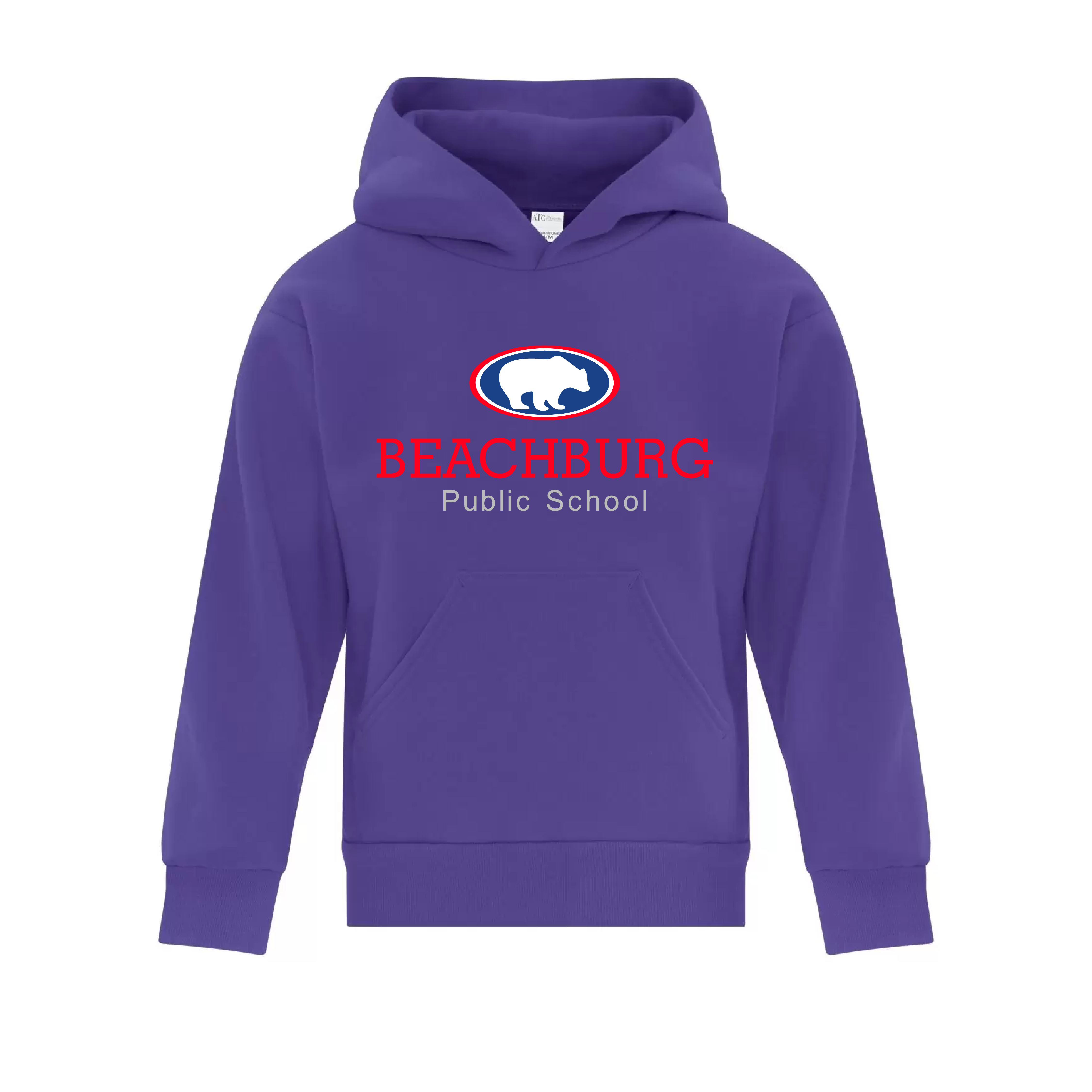 BPS - Embroidered Cotton/Poly Hooded Youth Sweatshirt