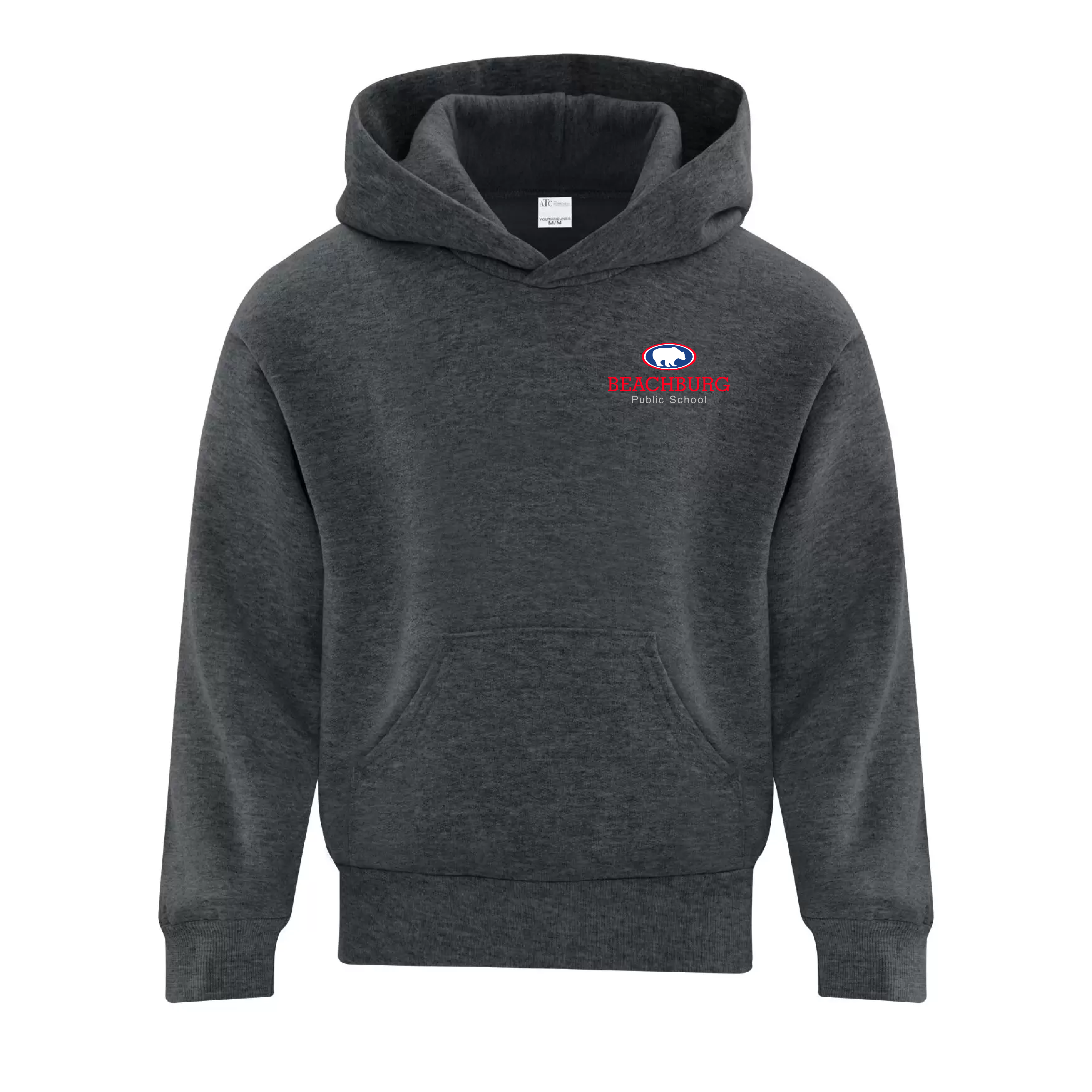 BPS - Embroidered Cotton/Poly Hooded Youth Sweatshirt