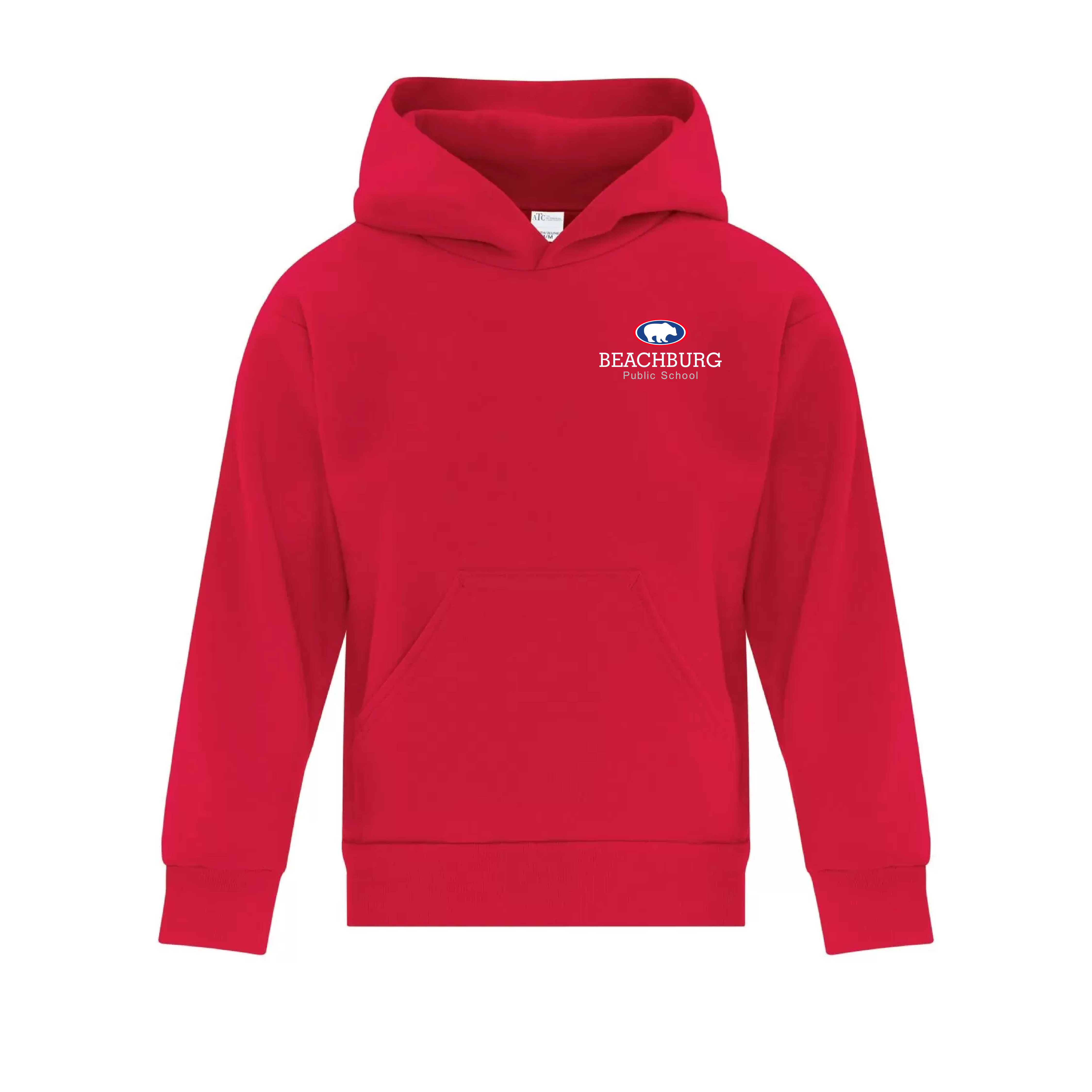 BPS - Embroidered Cotton/Poly Hooded Youth Sweatshirt