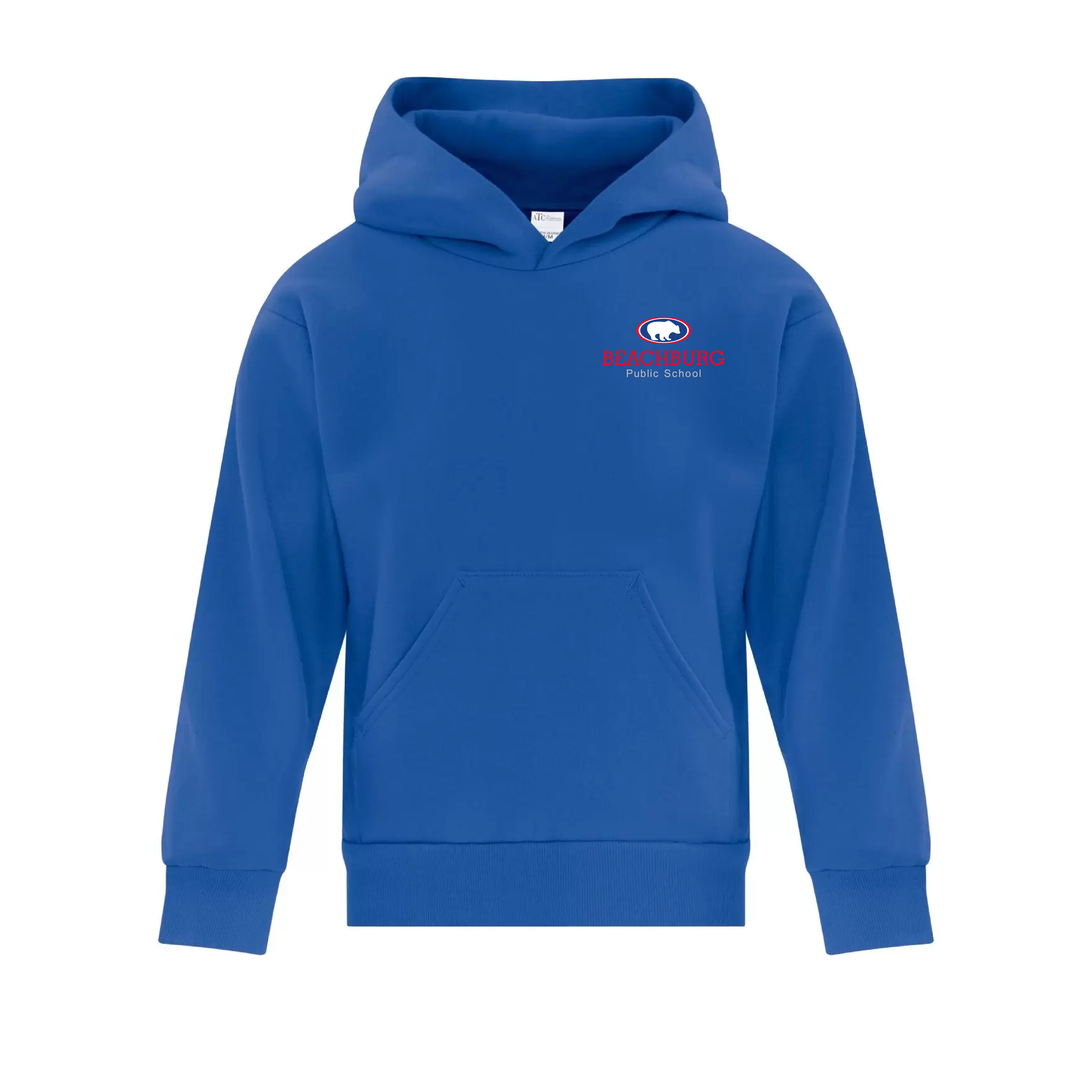 BPS - Embroidered Cotton/Poly Hooded Youth Sweatshirt