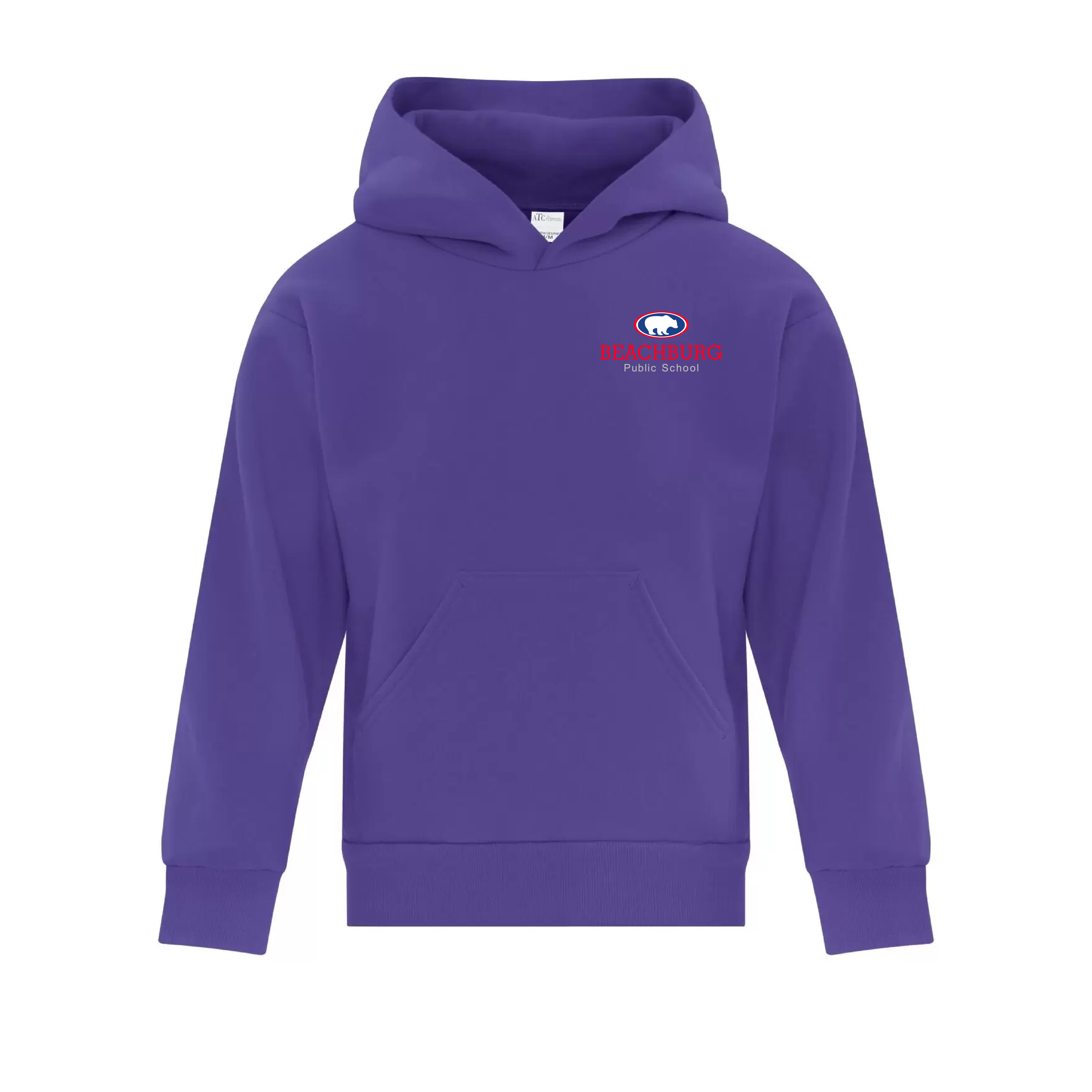 BPS - Embroidered Cotton/Poly Hooded Youth Sweatshirt