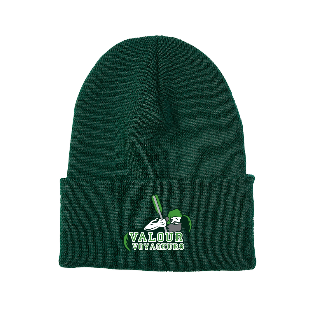 VALOUR - Embroidered Adult Knit Cuff Beanie - Valour Voyageurs
