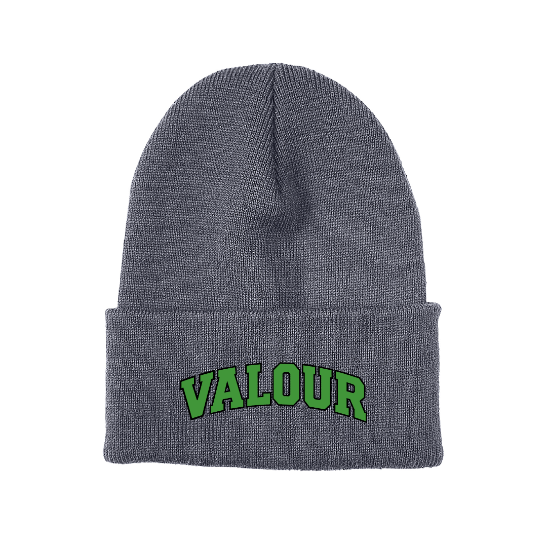 VALOUR - Embroidered Adult Knit Cuff Beanie - Valour Varsity